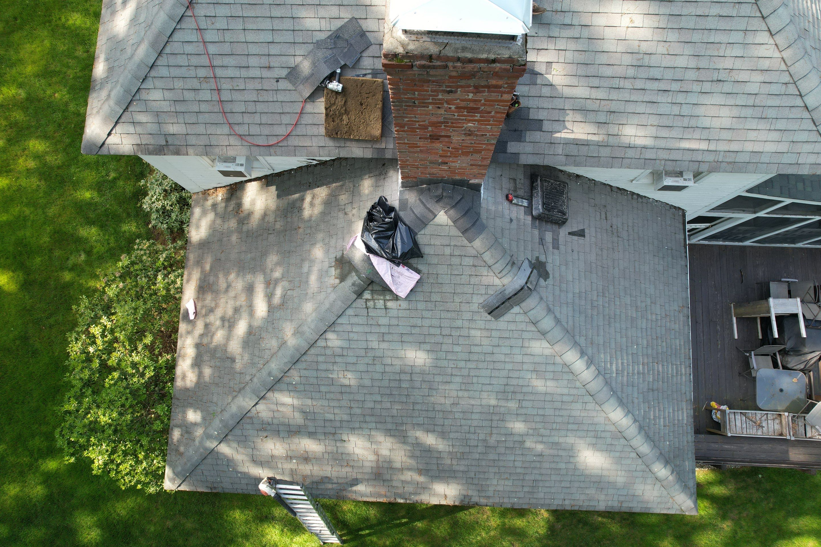 Chimney Reflashing & Roof Ventilation Upgrade | Harvard, MA by Mighty Dog Roofing of Greater Middlesex County