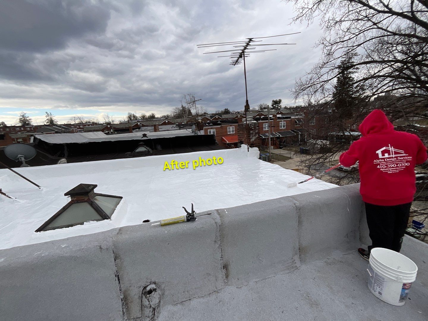 Residential Roofing Installation by Alpha Design Services