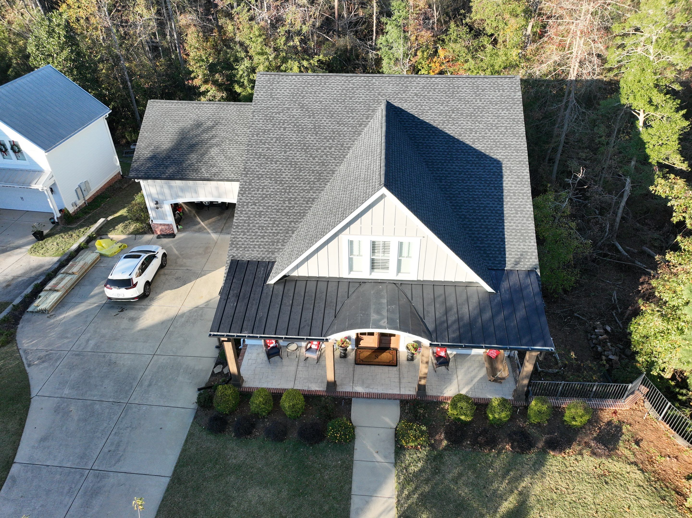 Leaning Oak Wy Augusta Roof Replacement  by Dom Roofing & Restoration