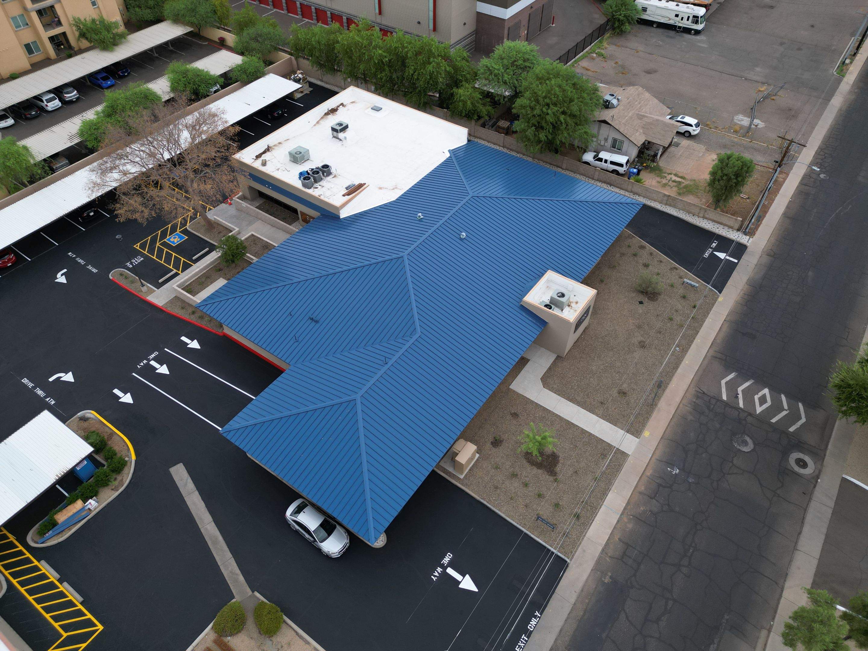Regal Blue Standing Seam by Reimagine Roofing