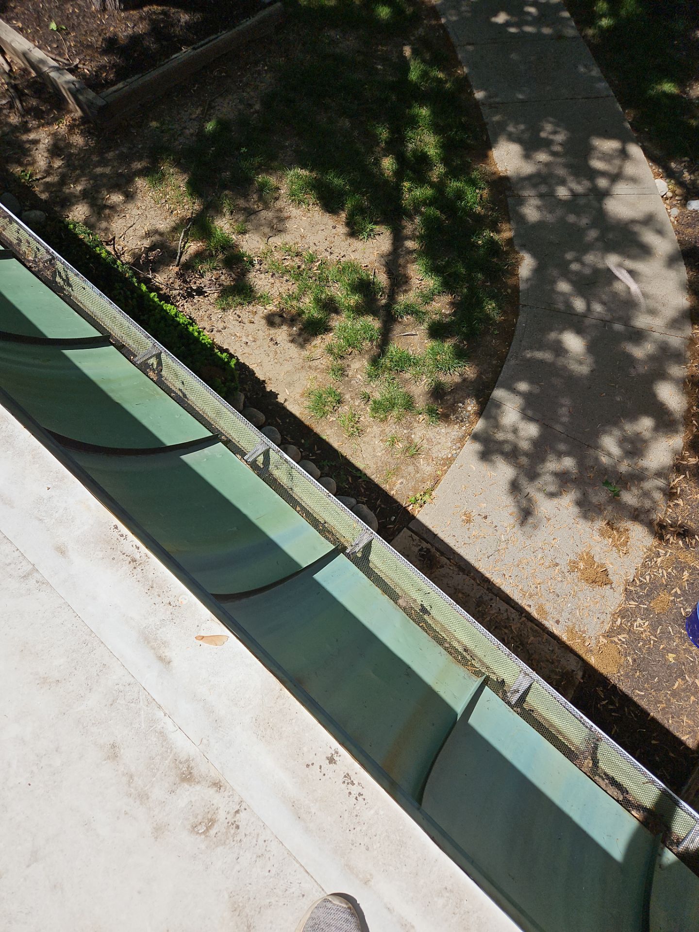 Commercial gutter cleaning Topeka, KS after photo with clean gutters