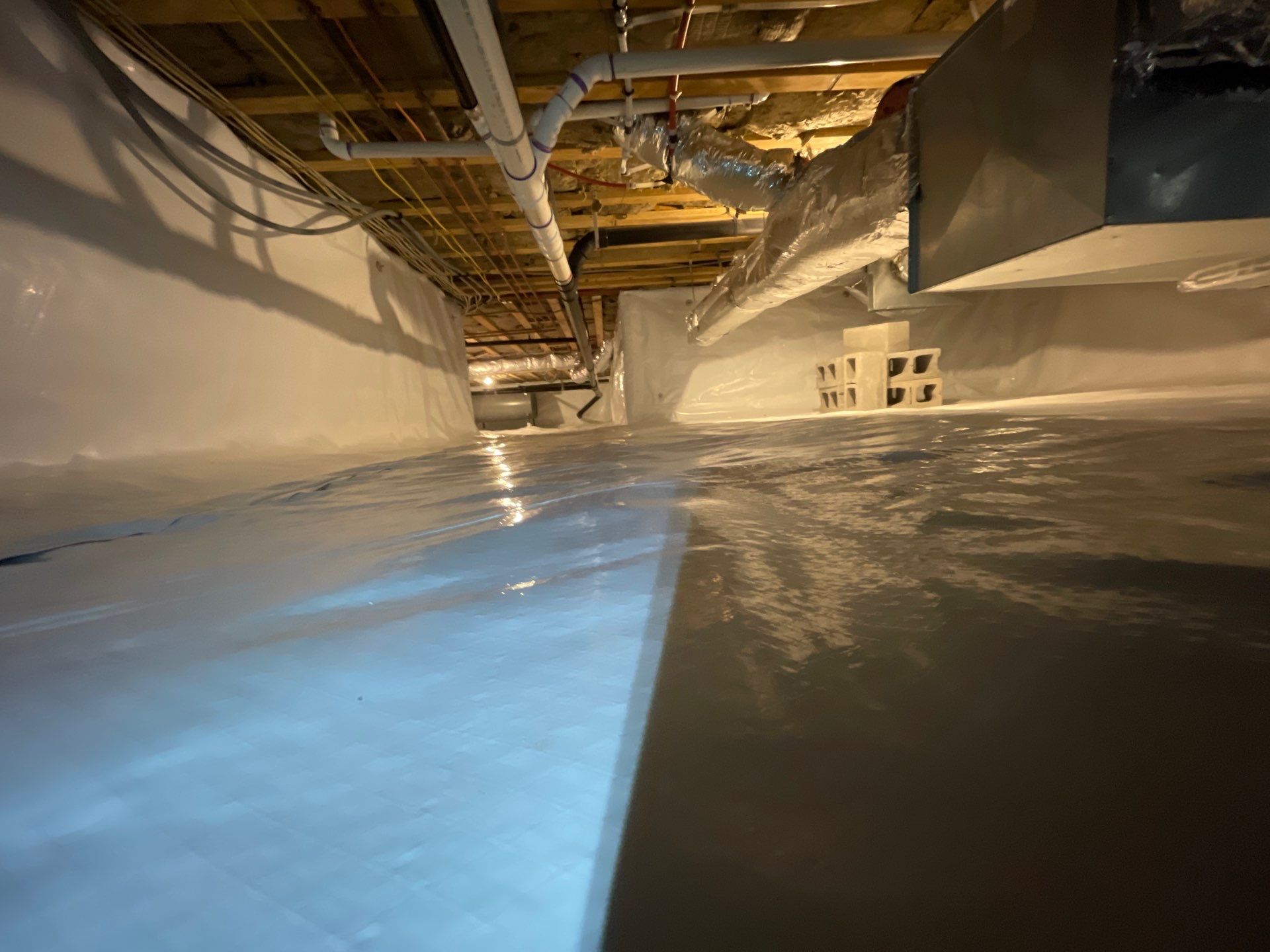 Crawl Space Encapsulation by NYS Foam & Energy