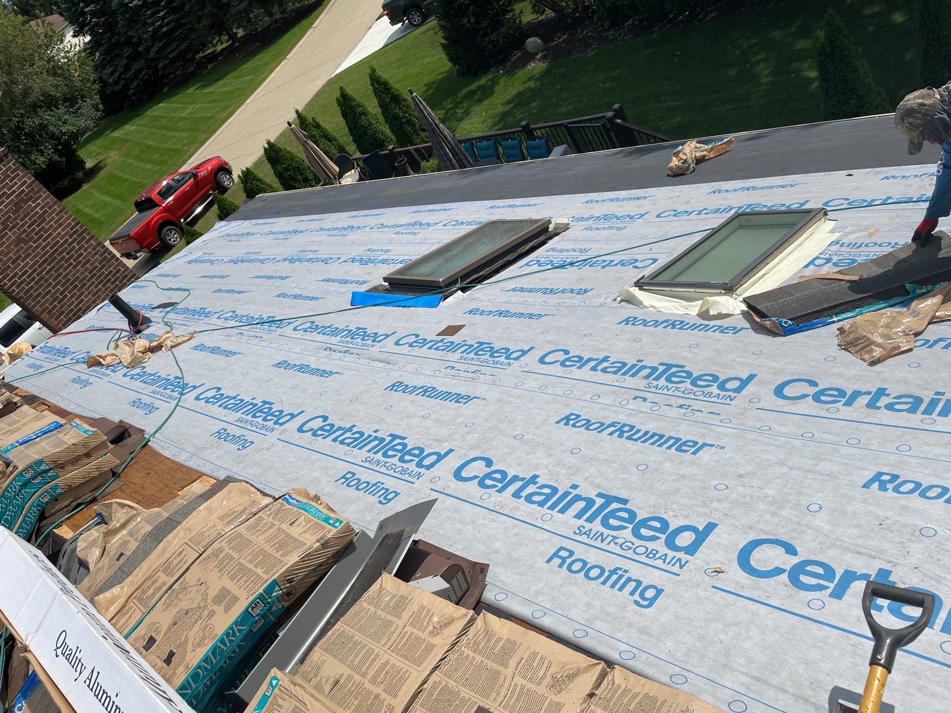Roof Replacement using CertainTeed Landmark by 180 Contractors
