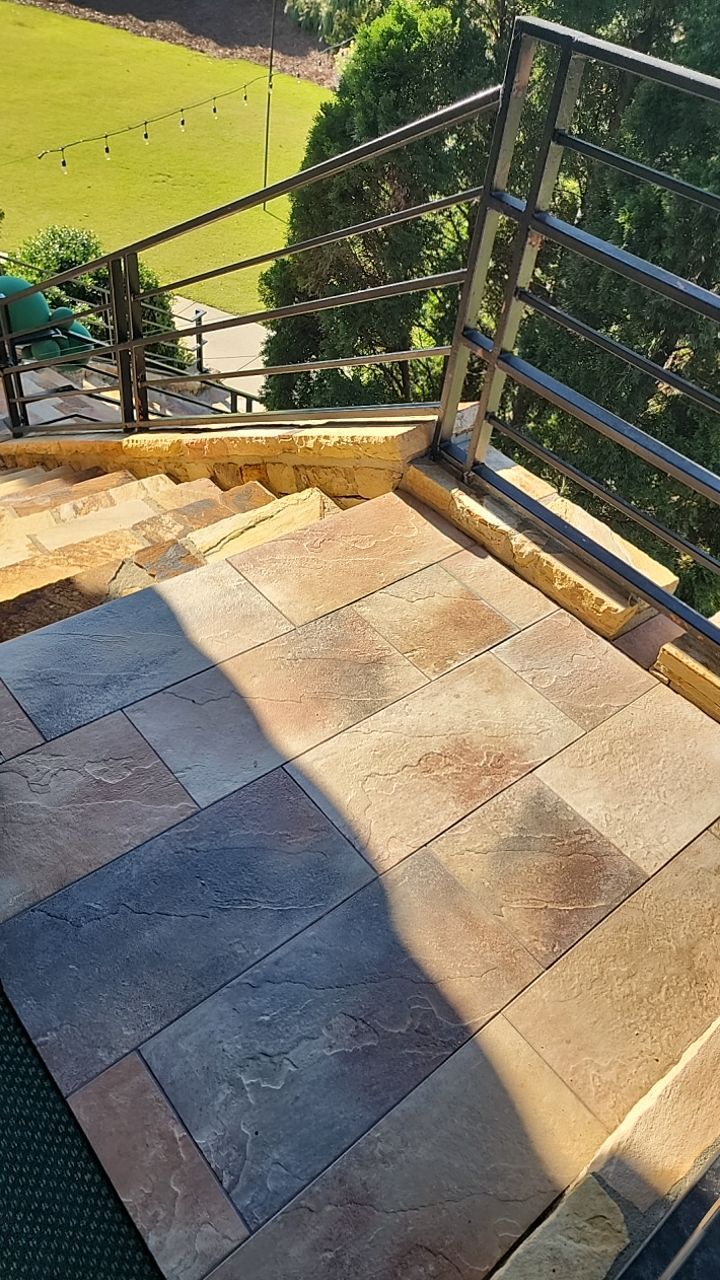concrete Clean using cleaner by G&H Home Tech Pros LLC