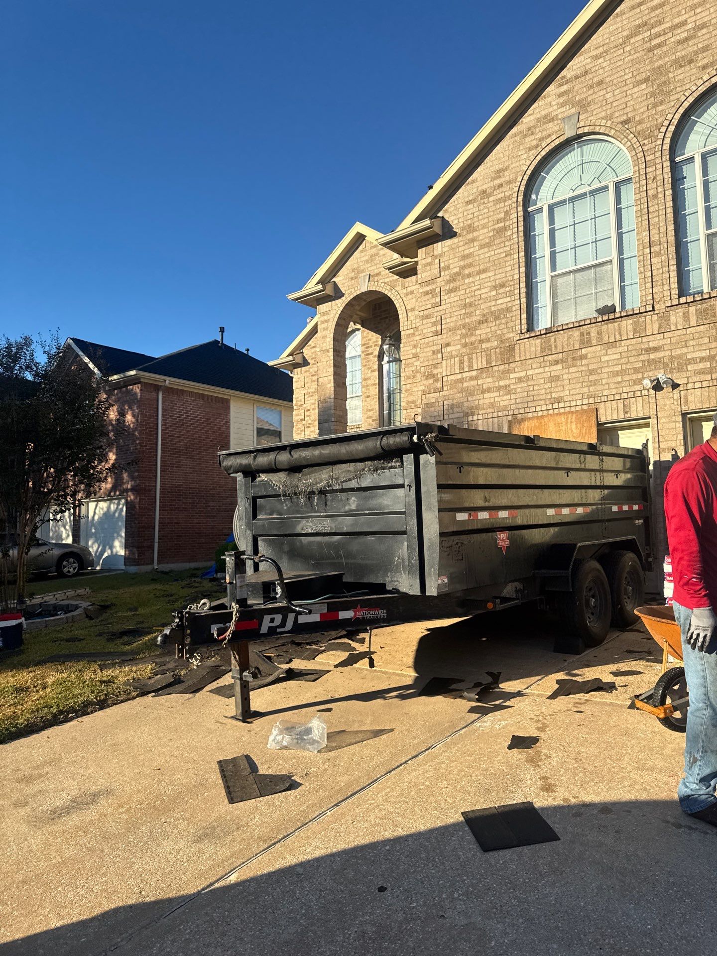 Residential Roof Replacement using GAF HDZ - Charcoal shingles by Elite Roofing LLC