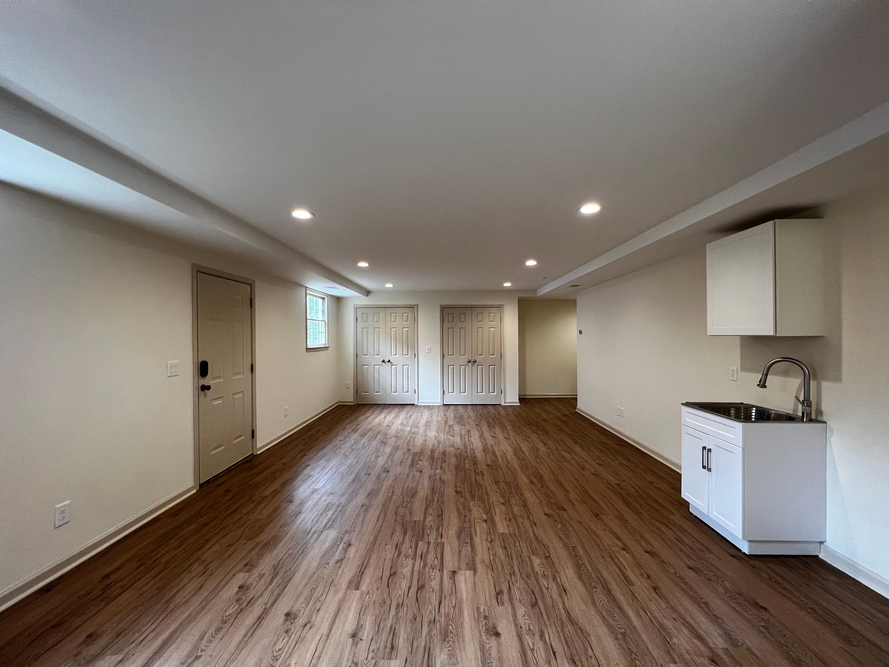 Full Basement Remodeling with Kitchenette and Bathroom in Norcross by Swift Home Renovations