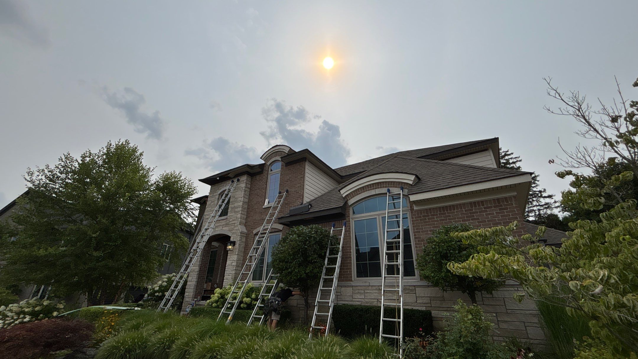 Siding Replacement using Alside S7 Cedar Mill Grain Composite by 180 Contractors