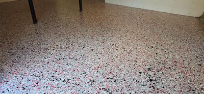 Garage Completed Using Custom Flake