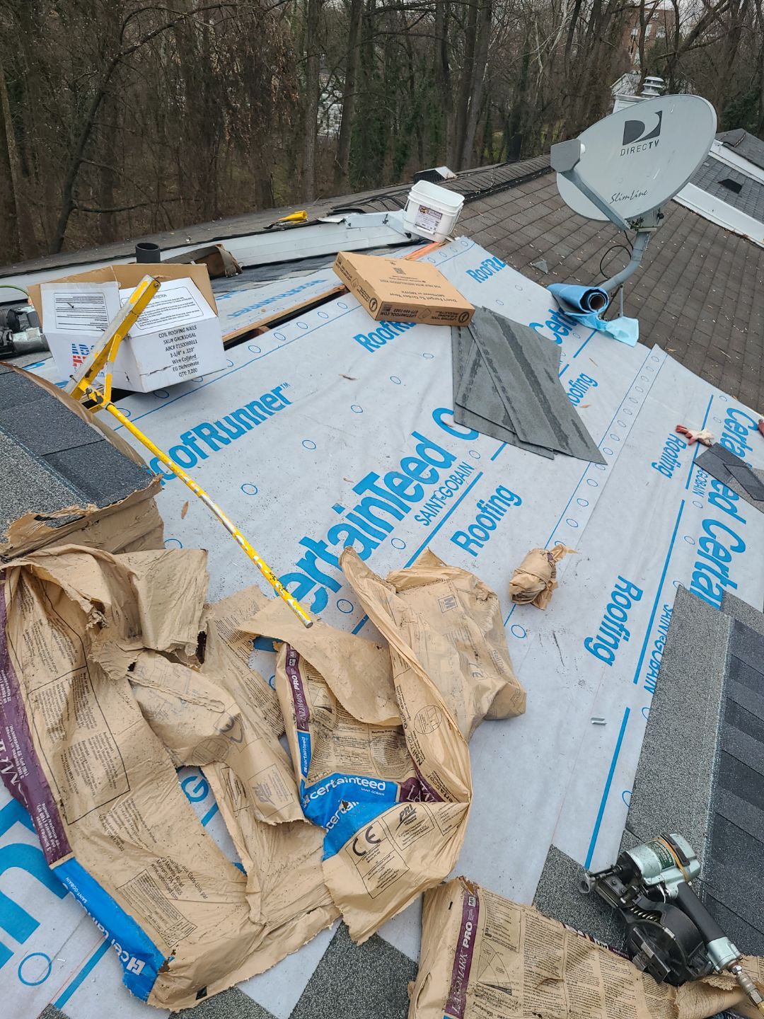 Falls Church: Residential Roof Replacement with CertainTeed Landmark Pro in Max Def Moire Black by RM Banning, Inc.