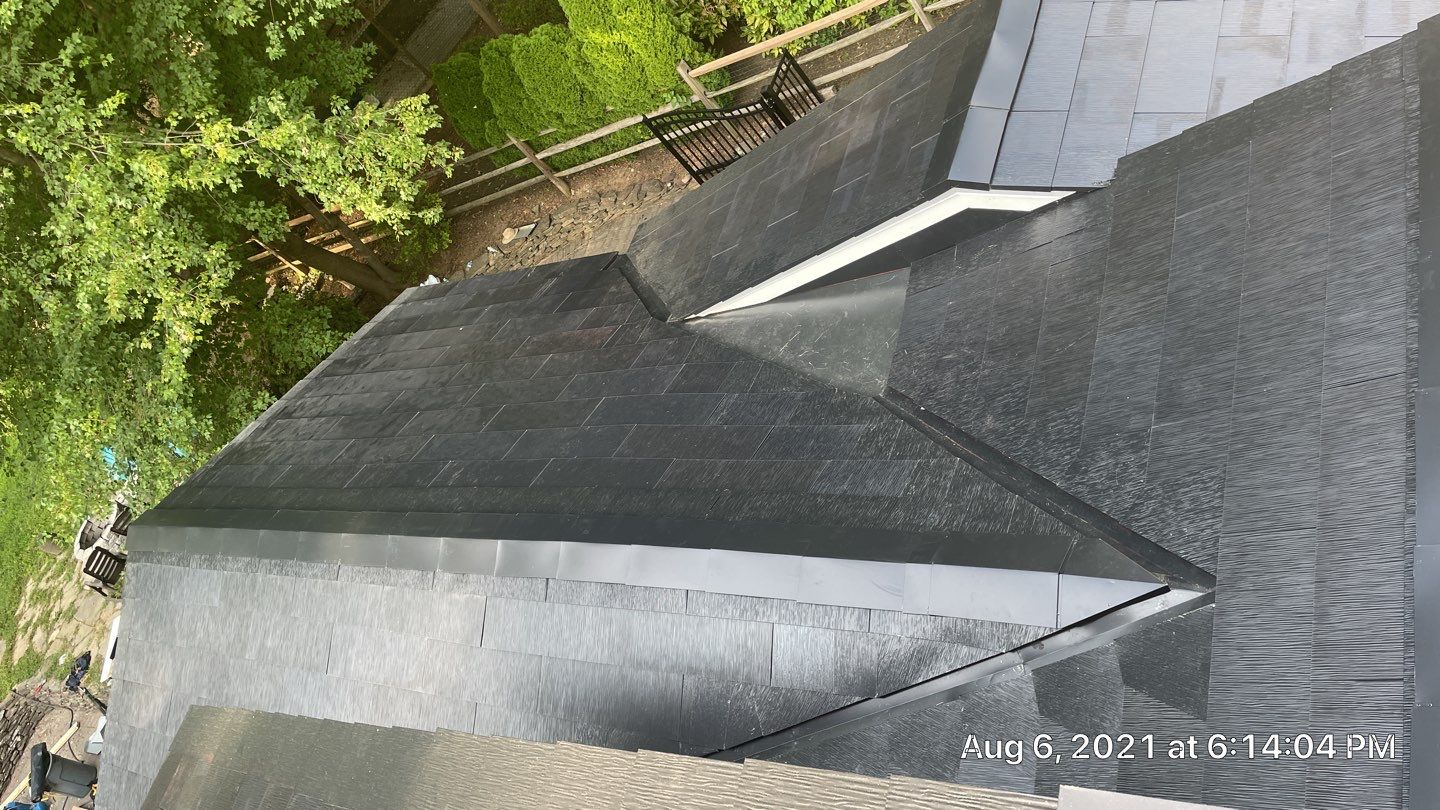 Tesla Solar Roof Replacement using Tesla Solar Roof V3 Tiles by American Home Contractors