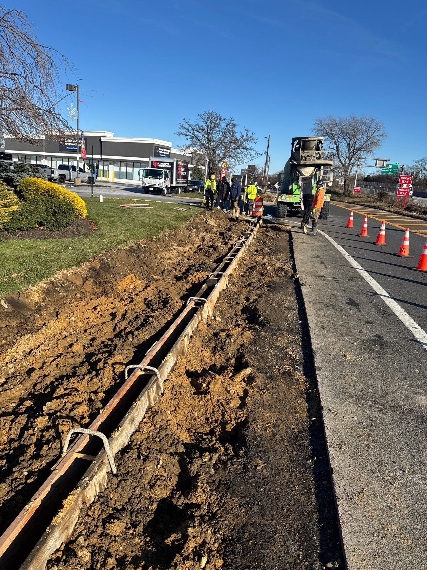 Project in West Islip, NY by Concrete Works Corp