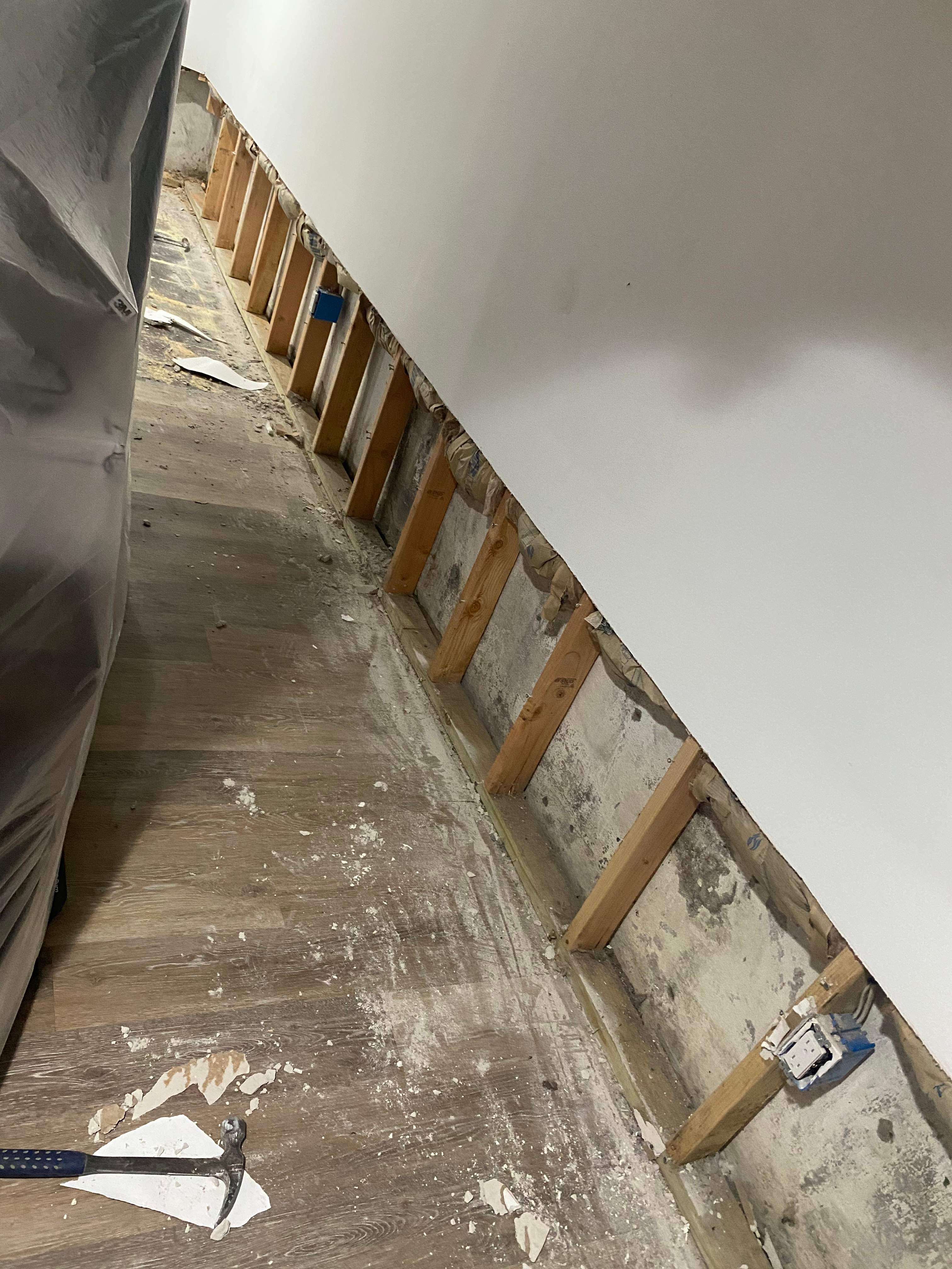 Interior French Drain Job in Lyndhurst, NJ by Pure Service Pro, LLC 