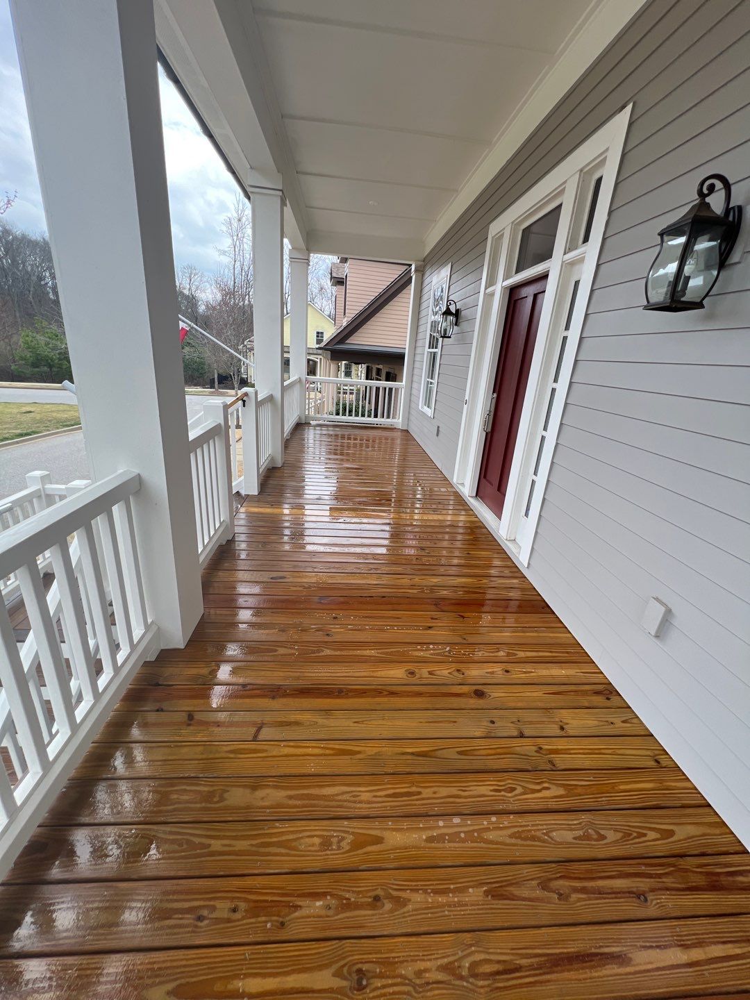 Coated Deck using Wood Sealant by DuraSeal