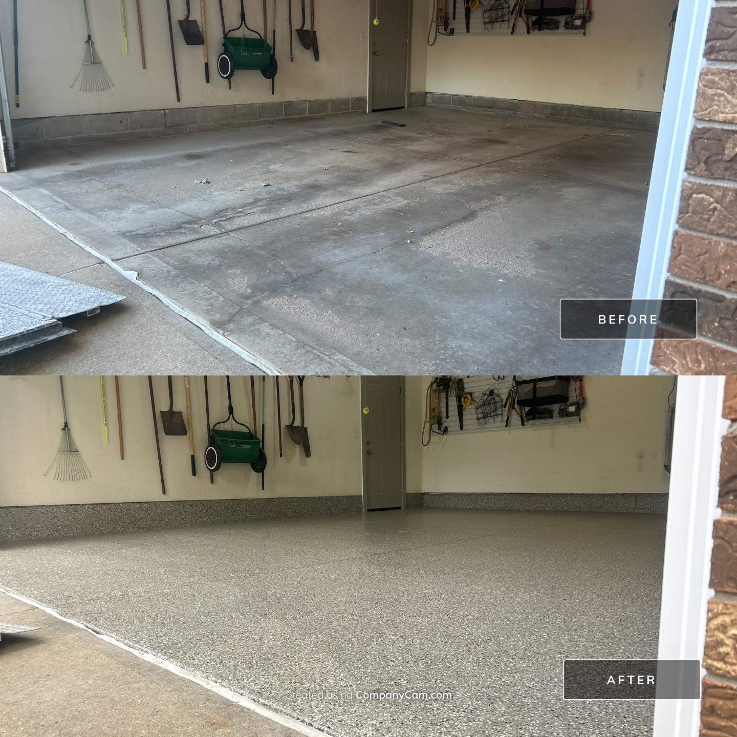 Pebble Beach Garage Renovation!  by Revival Concrete Coatings