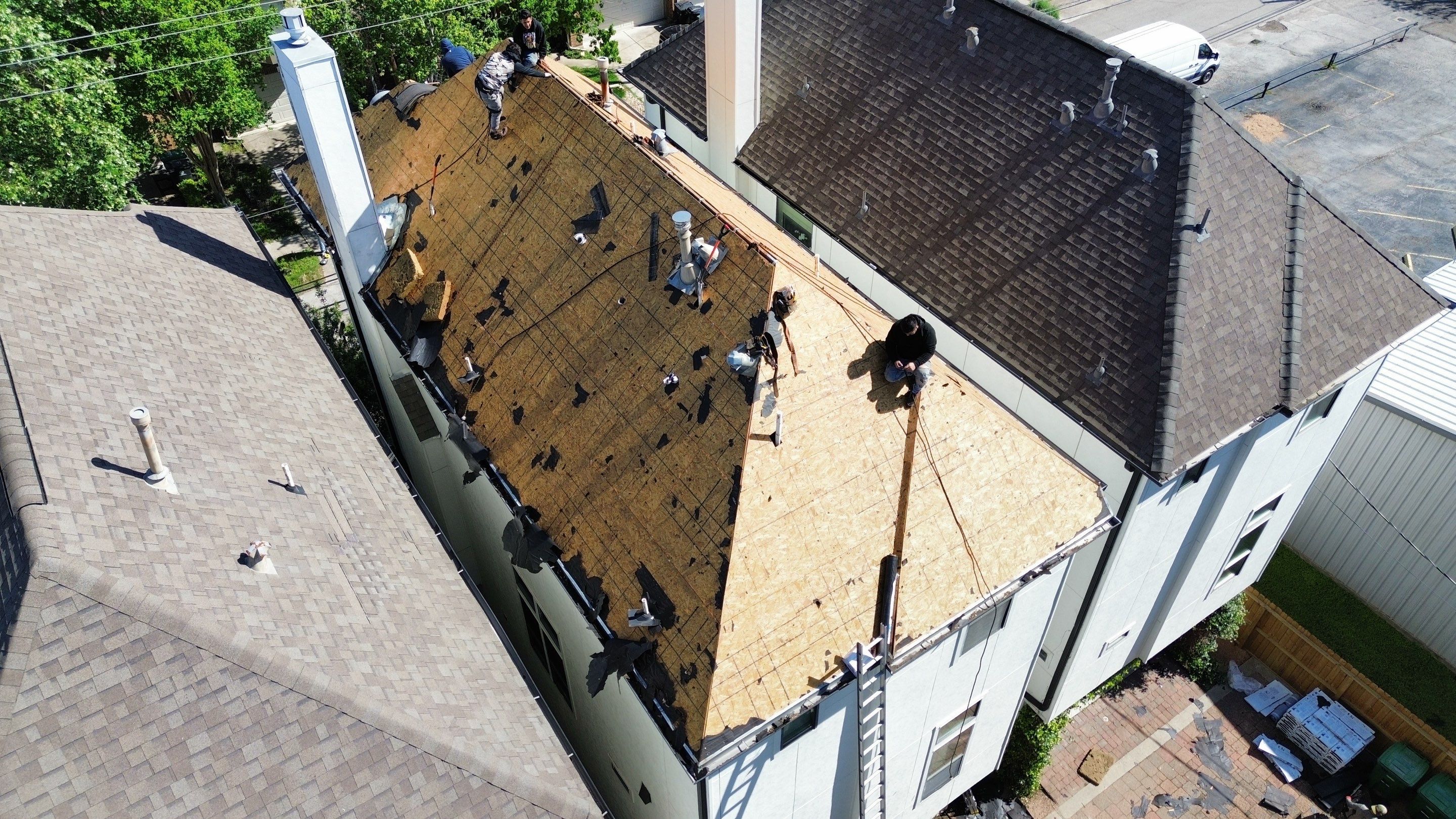 Roof Replacement using IKO Nordic in the Heights! by Core Four Roofing