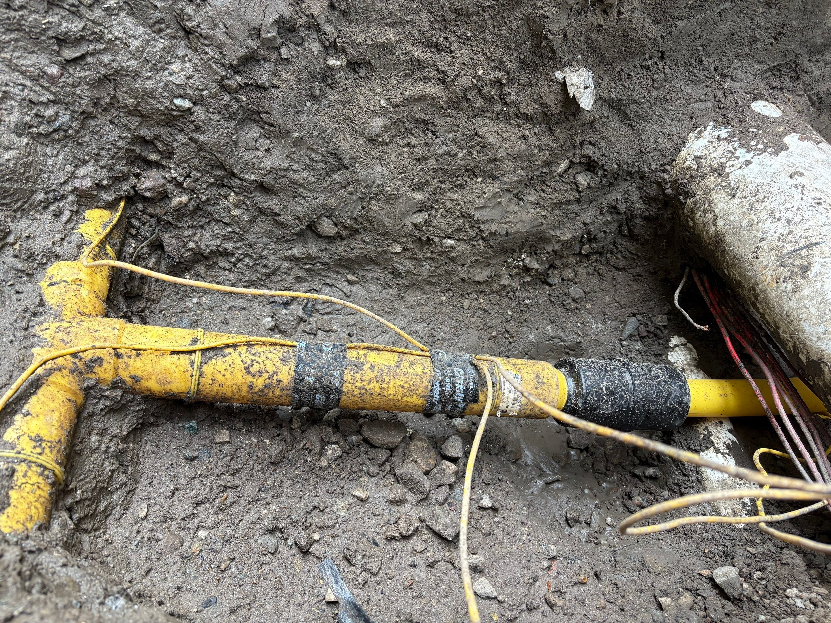 Bad Gas Line installation Leak by Professional Plumbing Inc 