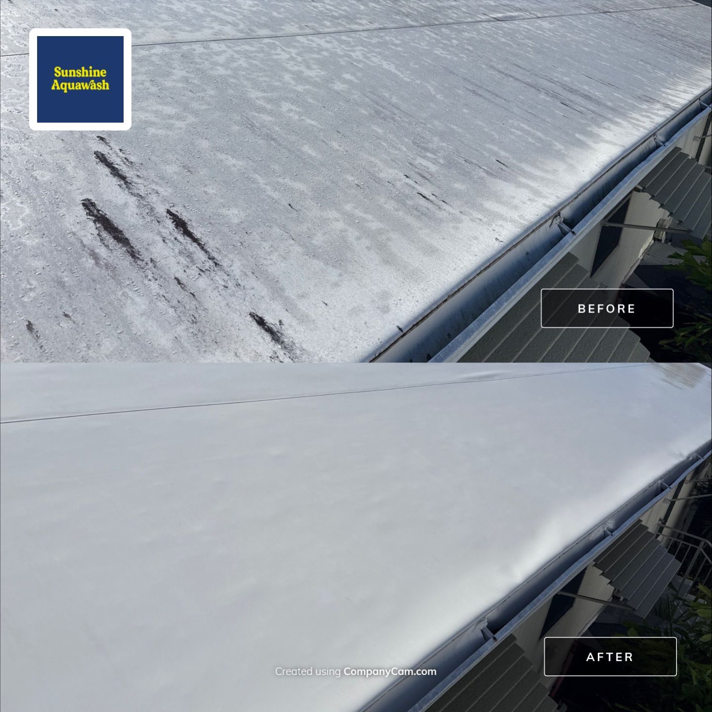 TPO Membrane Roof Cleaning in Fisherman’s Cove RV Resort, Terra Ceia, FL by Sunshine AquaWash