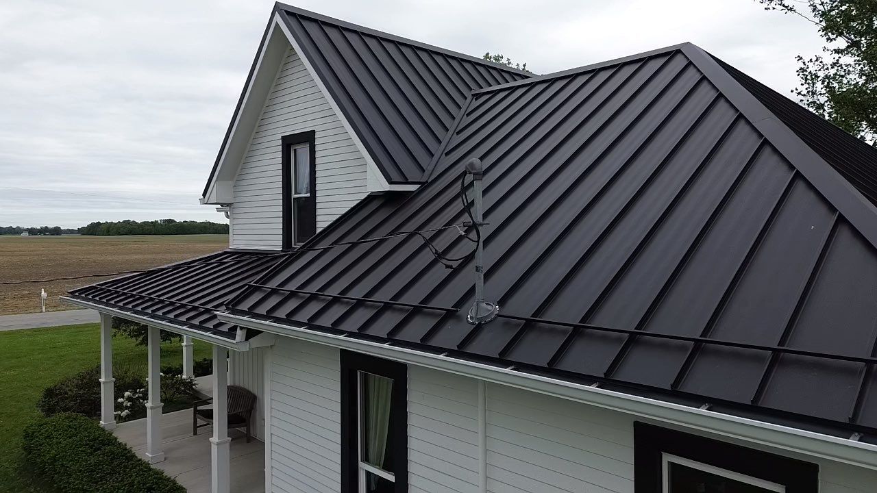 Standing Seam Metal Roof Transformation in Atlanta, IN by 4Ever Metal Roofing
