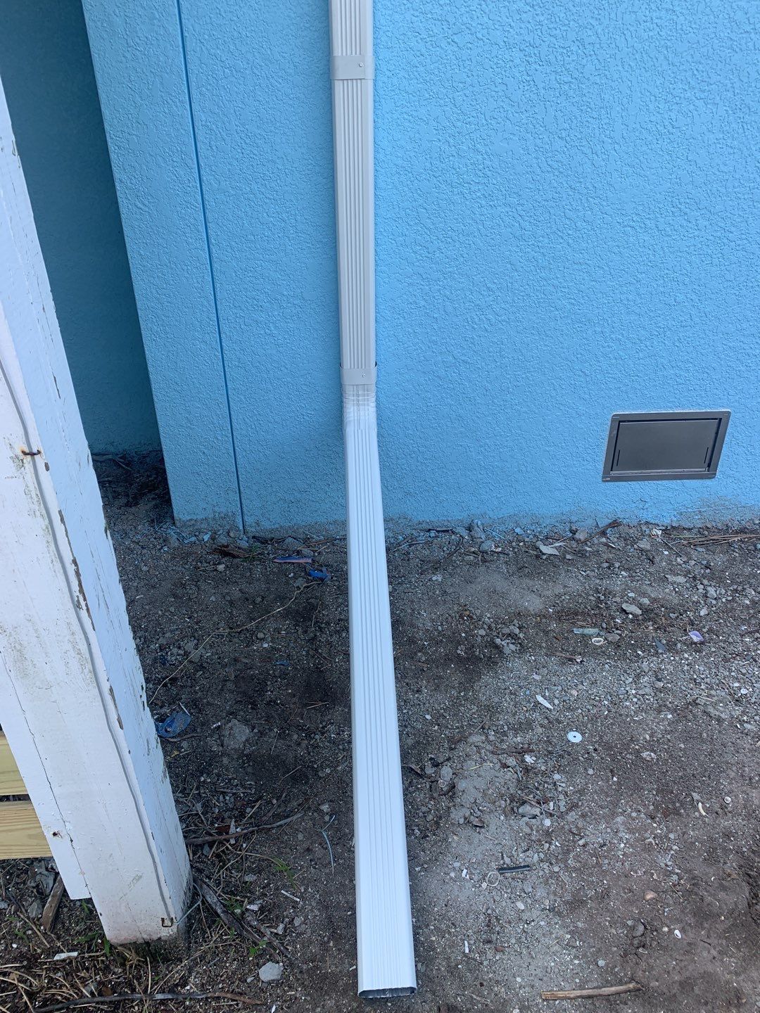 3X4 Elbow Downspouts in Sanibel FL by Gutter Professors