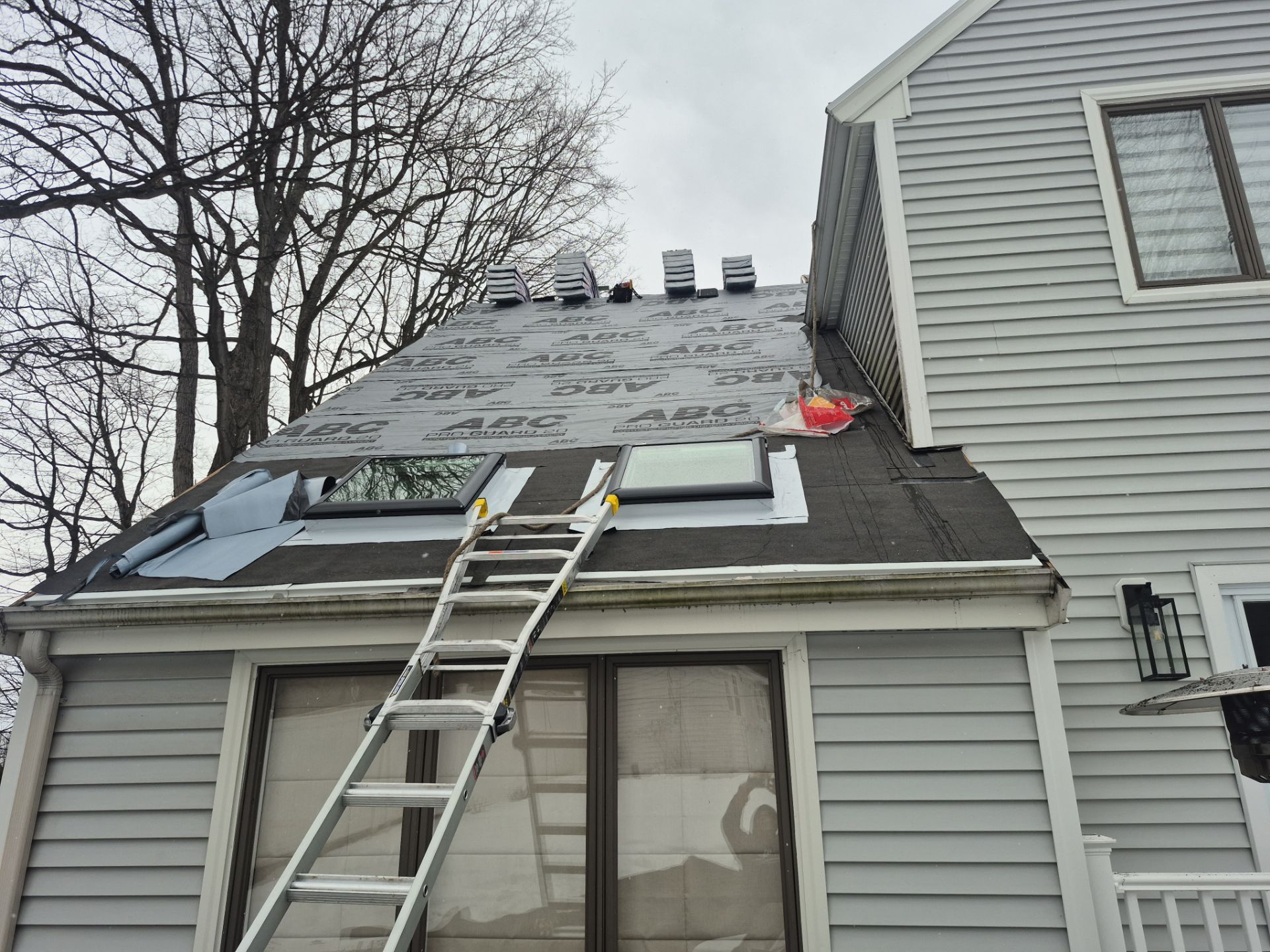 Project in Wethersfield, CT by Eagleview Restoration LLC