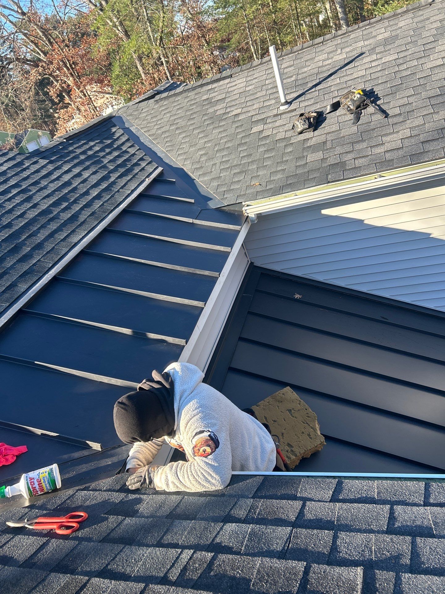 Andover Standing Seam Metal Roof with Snow Guard System by Mighty Dog Roofing of Greater Middlesex County