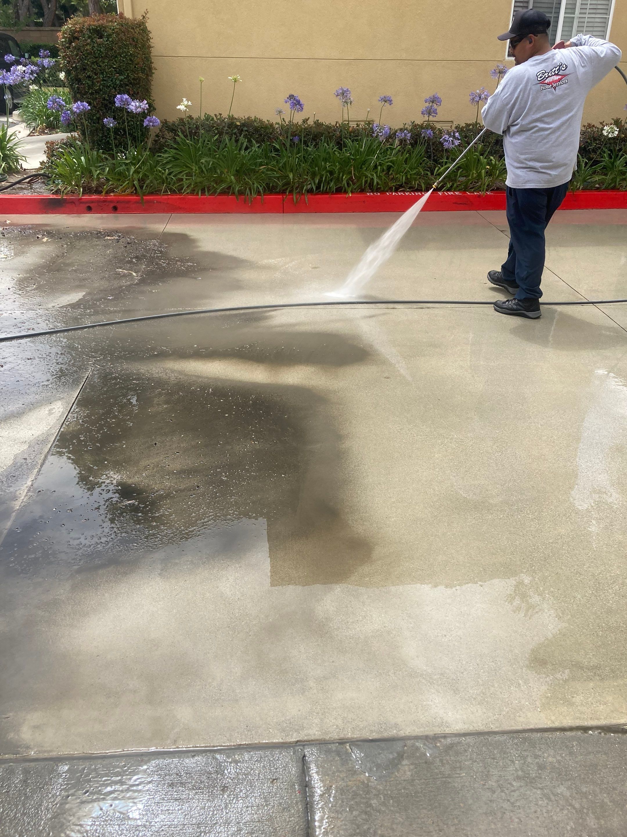 Irvine Pressure Washing - HOA Driveways by Property Cleaning Experts