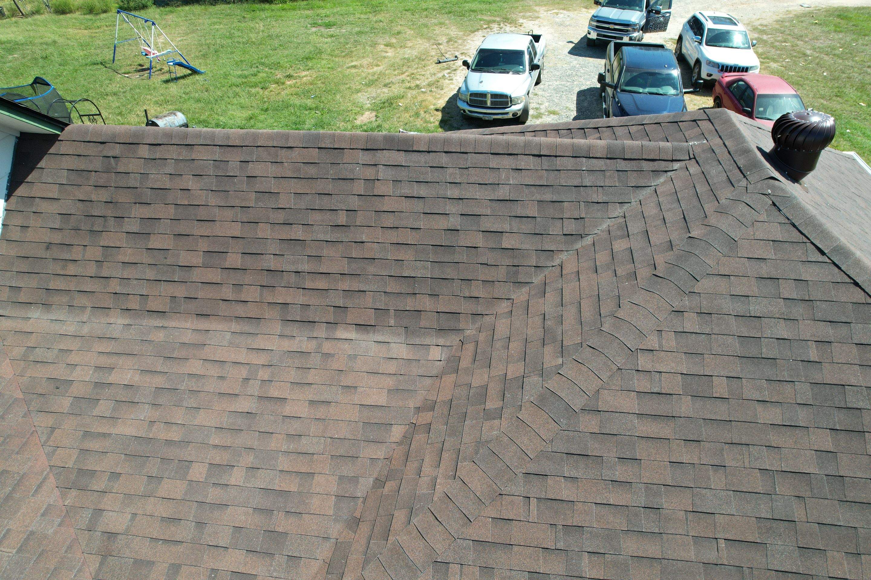 Residential Roofing Installation using Malarkey Highlander NEX by Hostetler Roofing