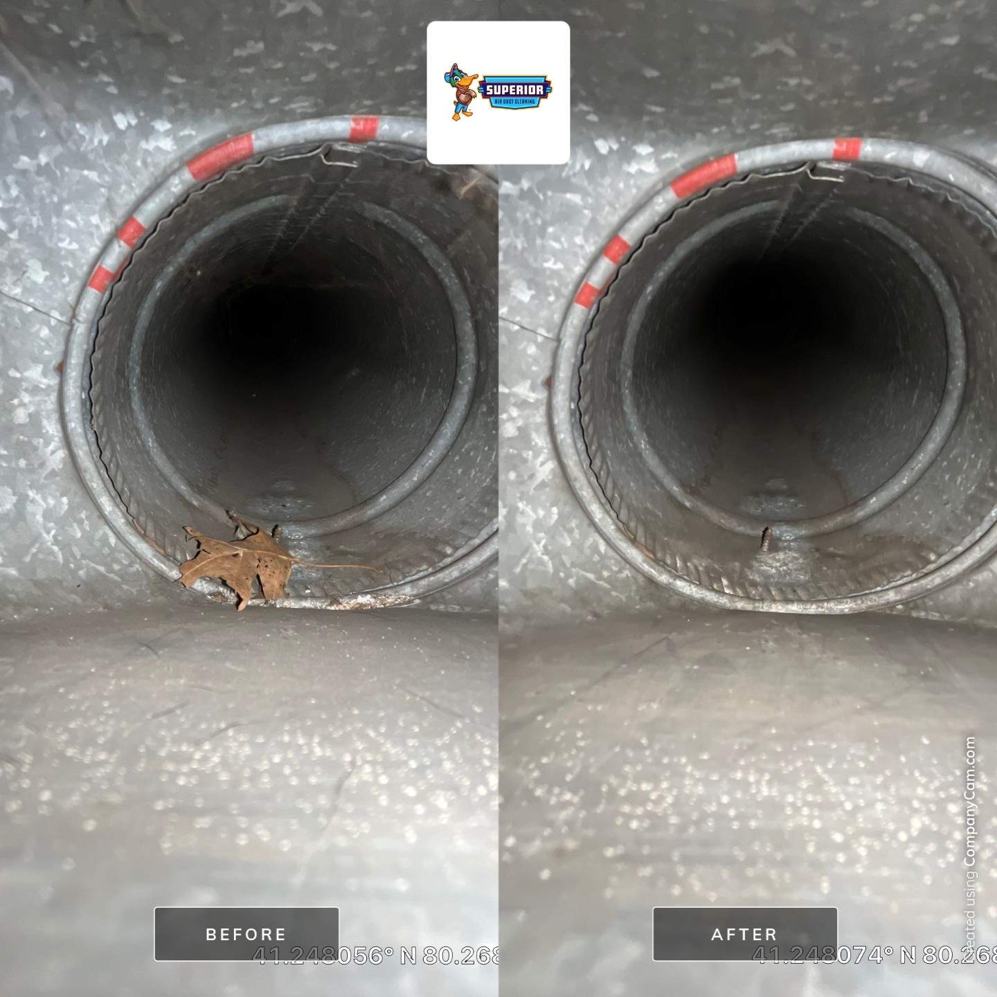 Air Duct Cleaning With a Vacuum Truck in Mercer, PA. by Superior Air Duct Cleaning