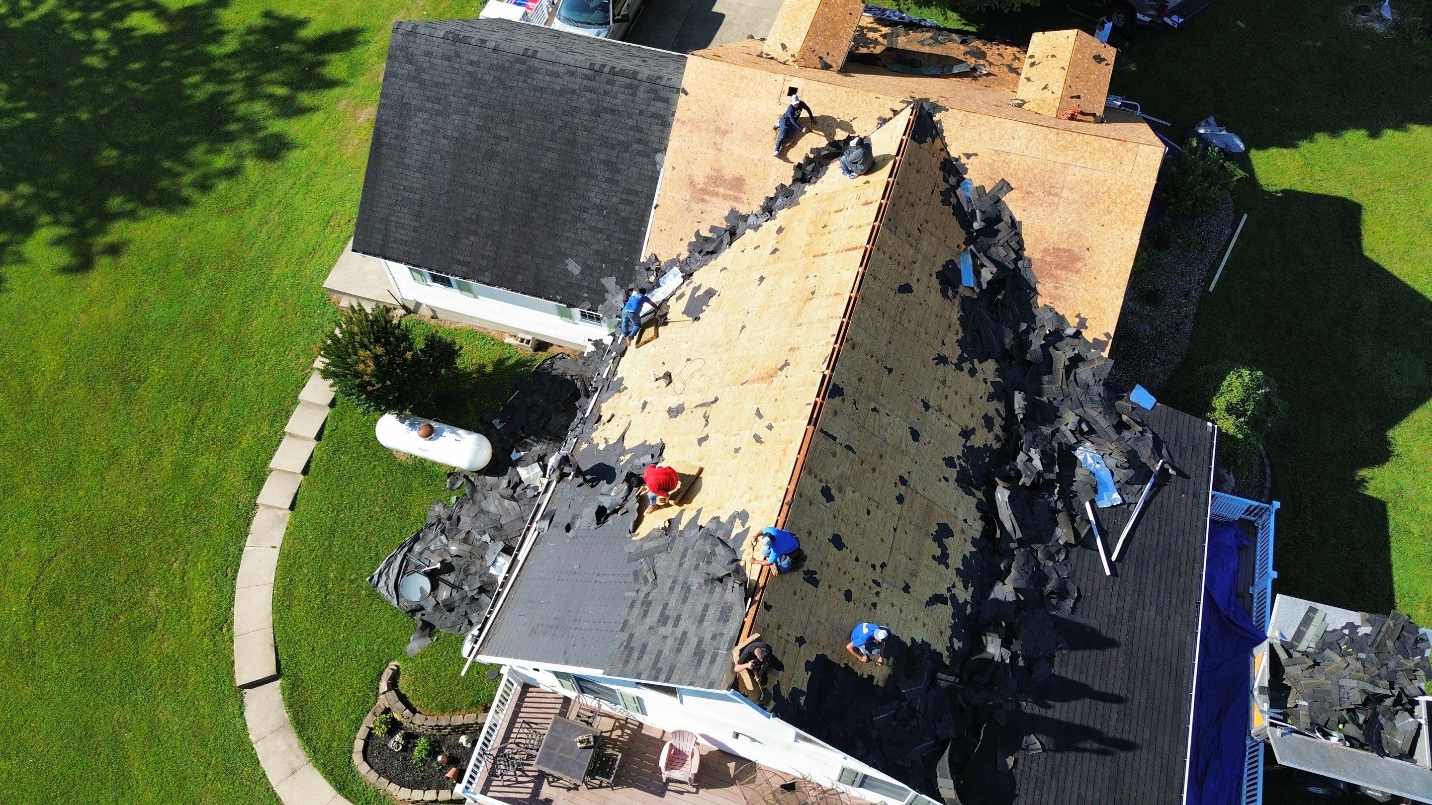 Residential Roofing Installation using Timberline HDZ Shingles - Charcoal by RoofX 