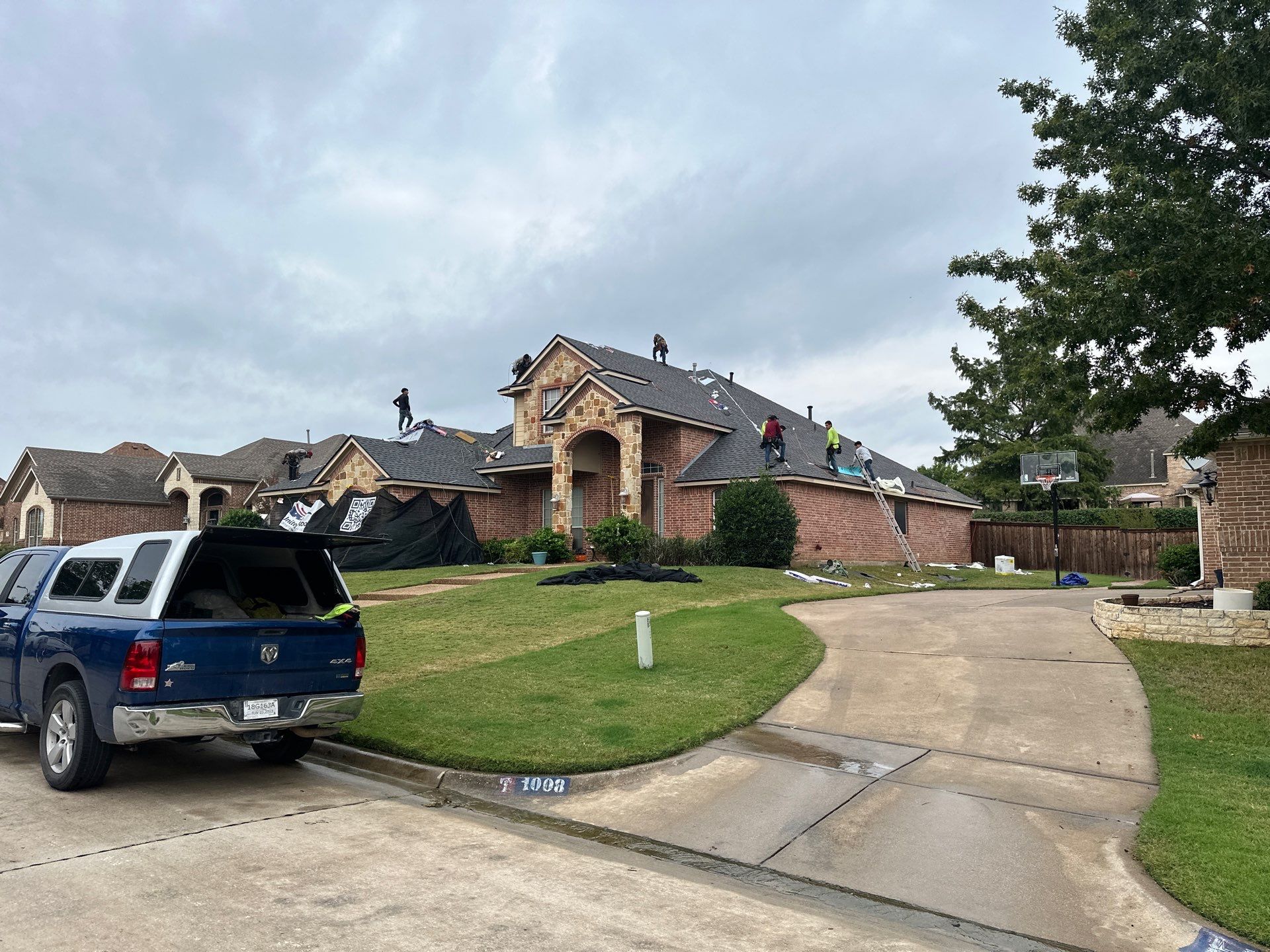 Full Roof Replacement in Mansfield Texas - GAF MasterElite Golden Pledge 25 year Warranty by First United Roofing & Construction