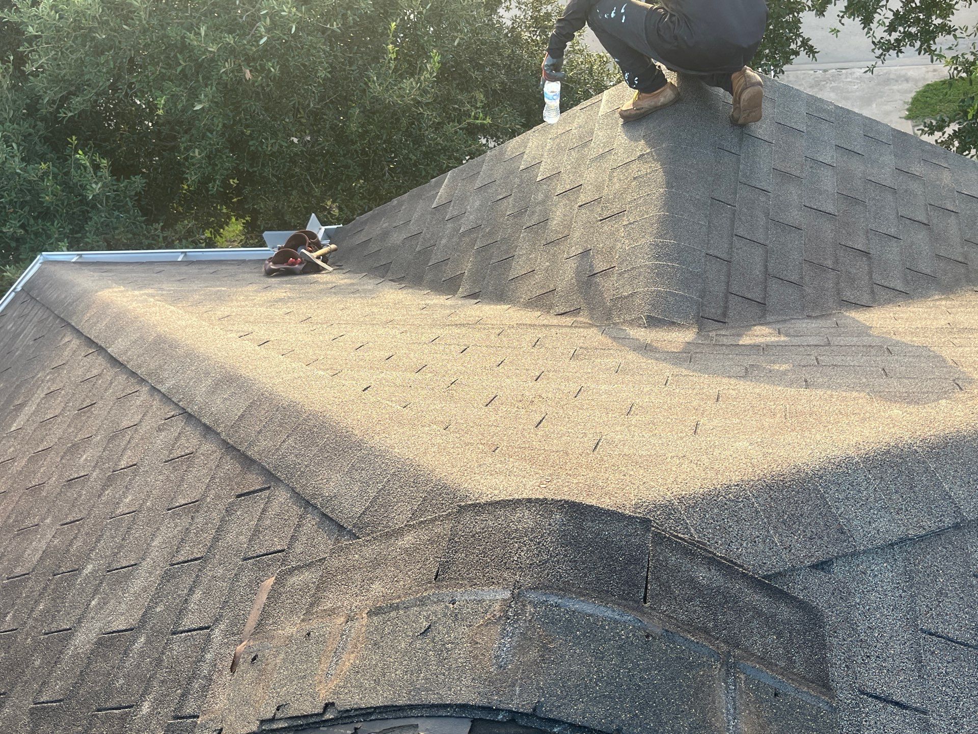 Residential Roofing Installation using Owen's Corning Duration (Lifetime) Shingles by Roof Repair Company
