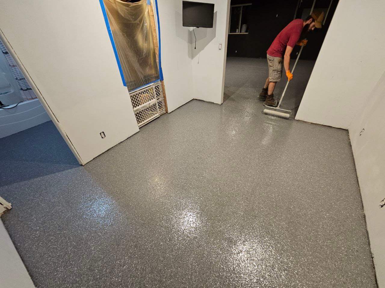 Slate Basement Monticello by Loud Bros