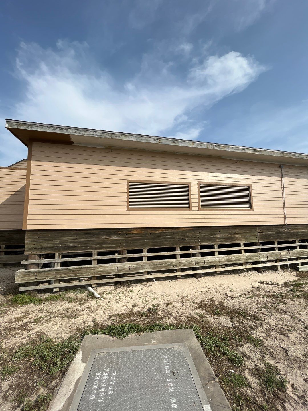 Padre Island National Seashore Malaquite Visitor Center Exterior remodel by Bayfront Roofing and Construction