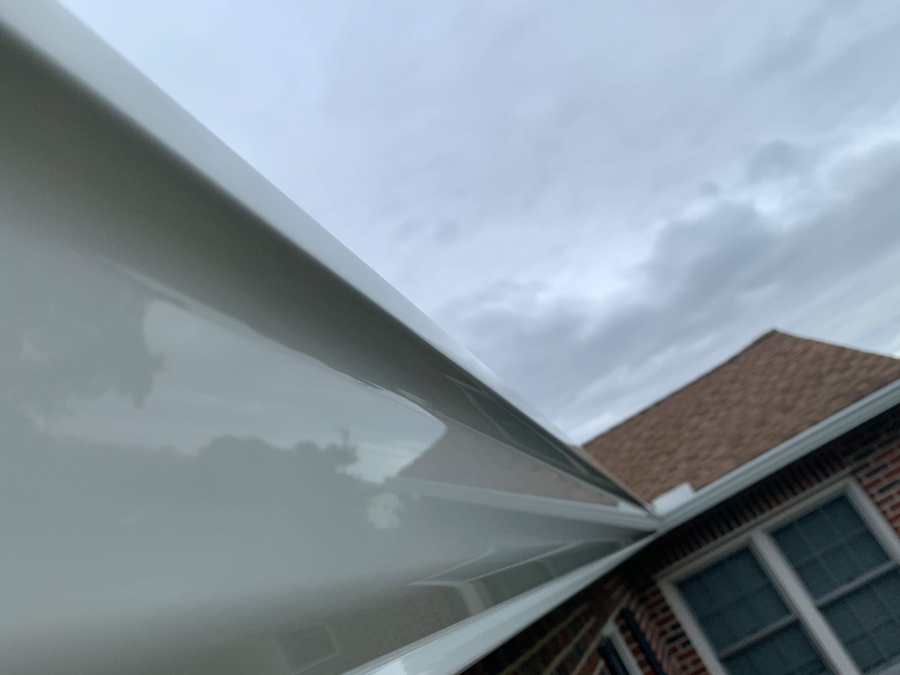 Gutter Installation using 6" Seamless Gutters by Matter Construction, LLC