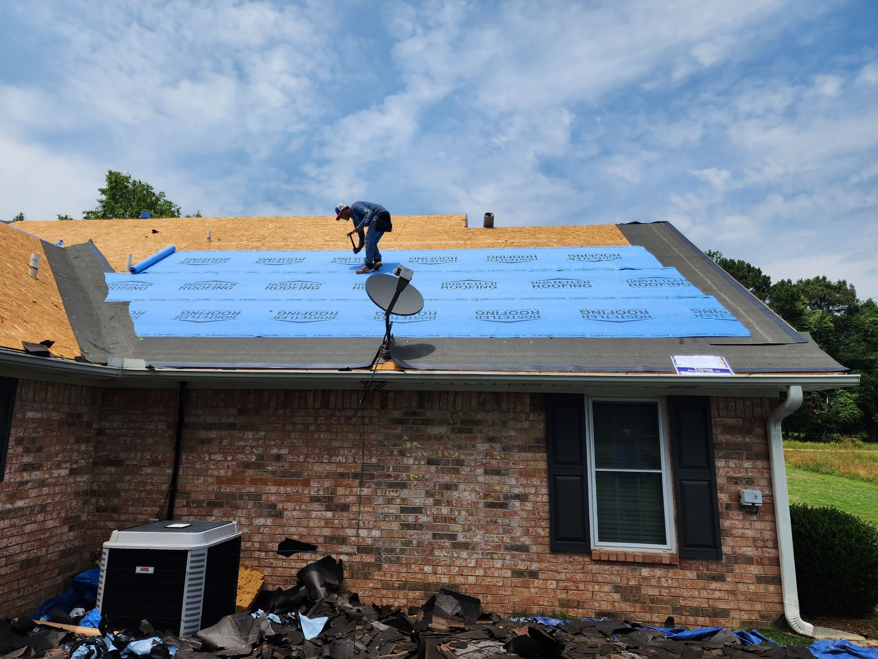 Residential Shingle Reroof using Malarkey Vista by Hostetler Roofing