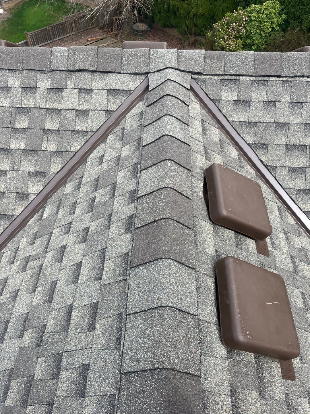 Residential Re-Roof using Timberline HDZ Weatherwood by Top Notch Roofing Inc