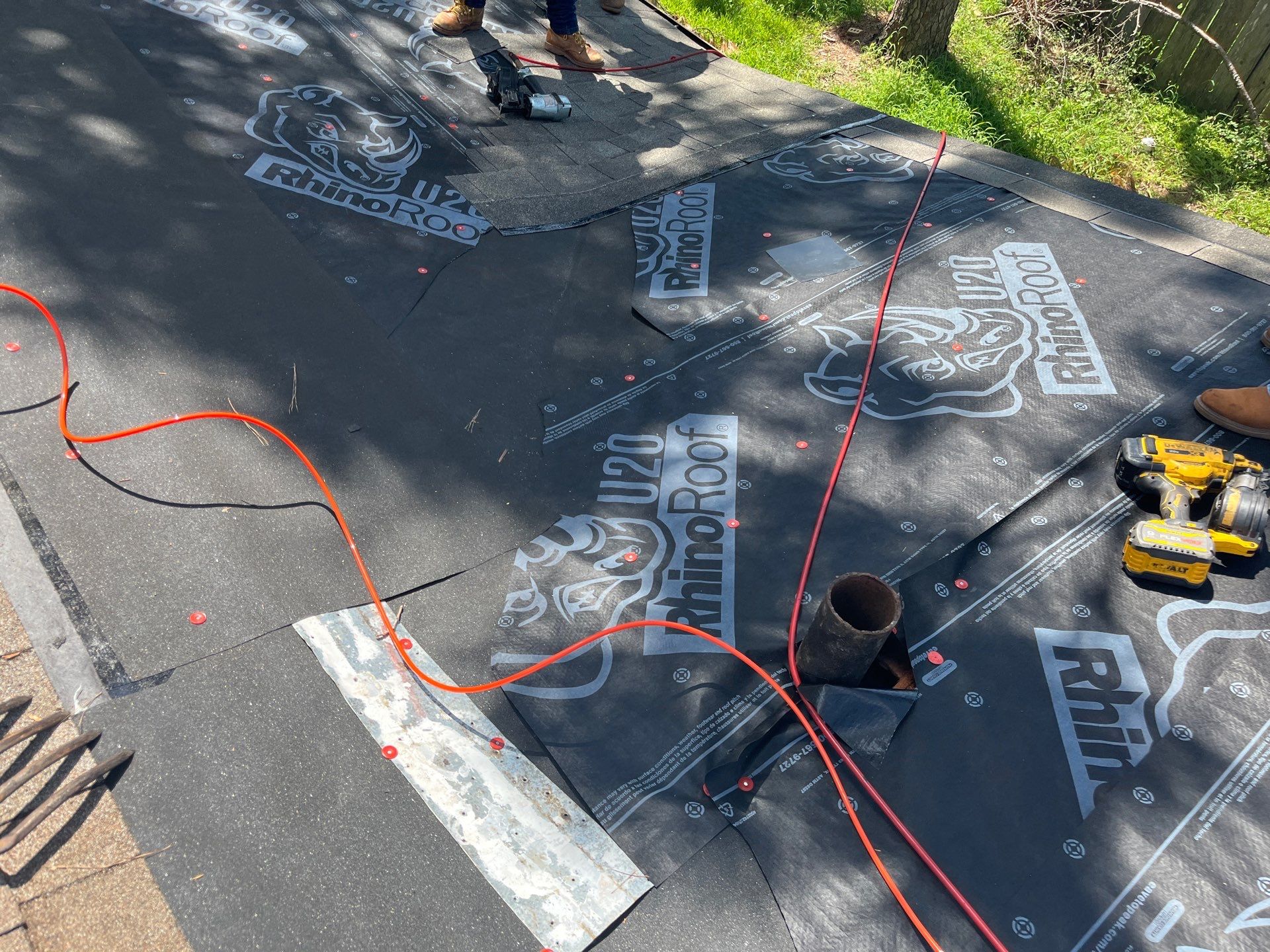 Residential Roofing Installation using Owen's Corning Duration (Lifetime) Shingles by Roof Repair Company