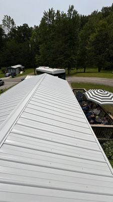 Residential Roofing Installation using Metal