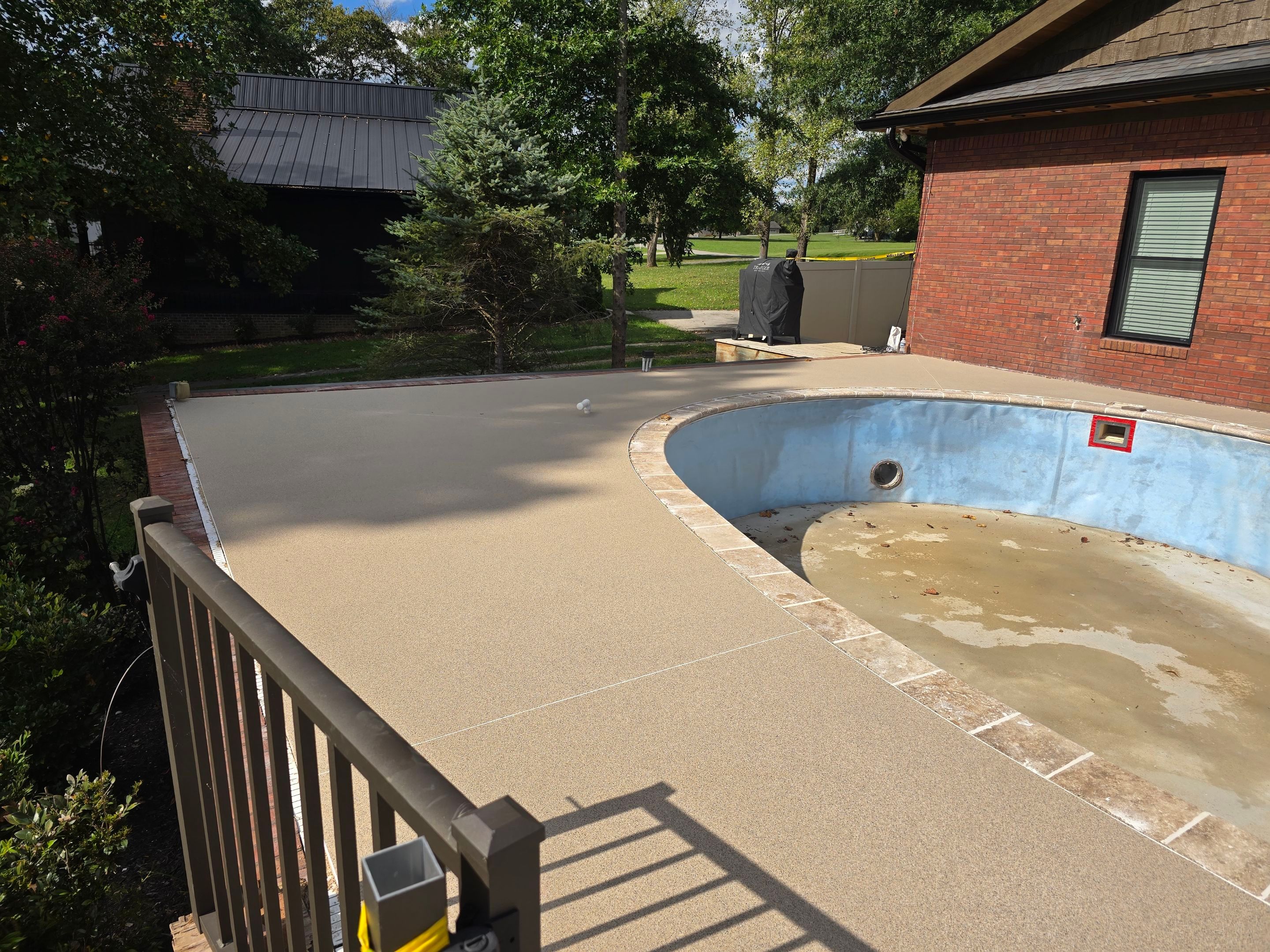Pool Deck using Biscuit by Elite Floor Solutions