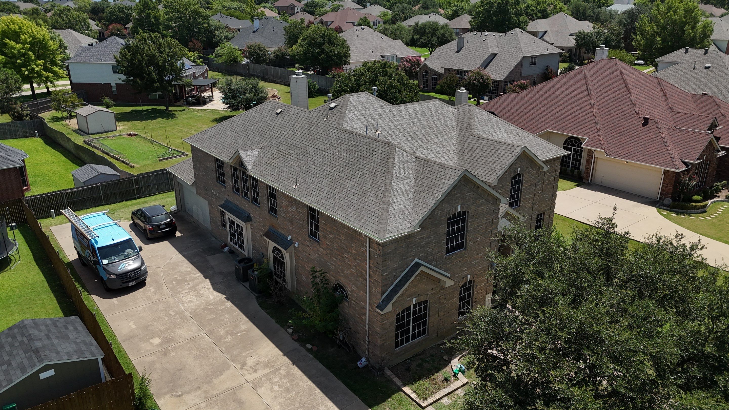 Residential Roof Replacement using IKO CAMBRIDGE - WEATHERWOOD by Elite Roofing LLC