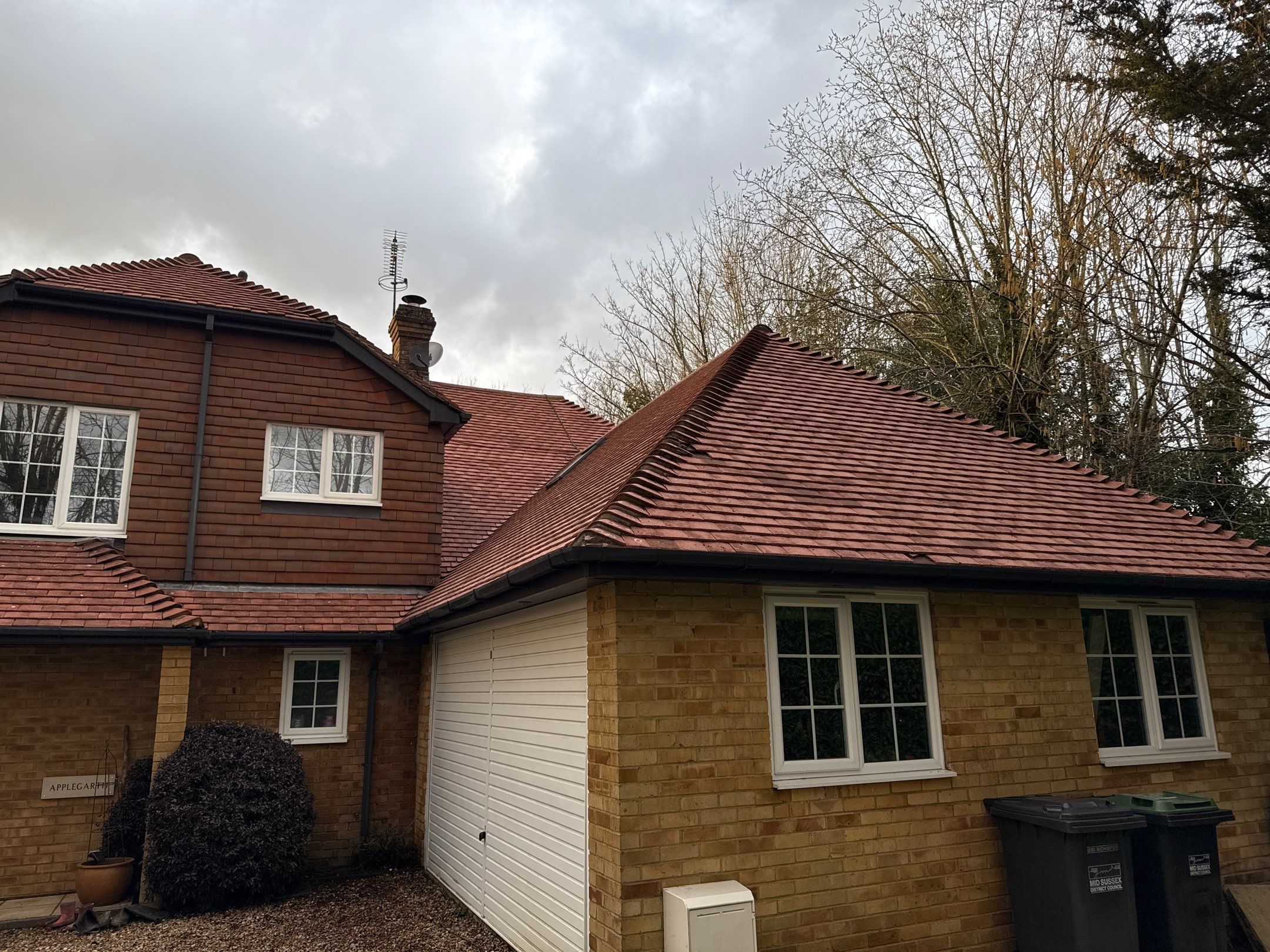 Roof Clean  - Moss Removal - Gutter Clean using Honda 15lpm Low Pressure Washing Machine by Ges Exterior Cleaning ltd