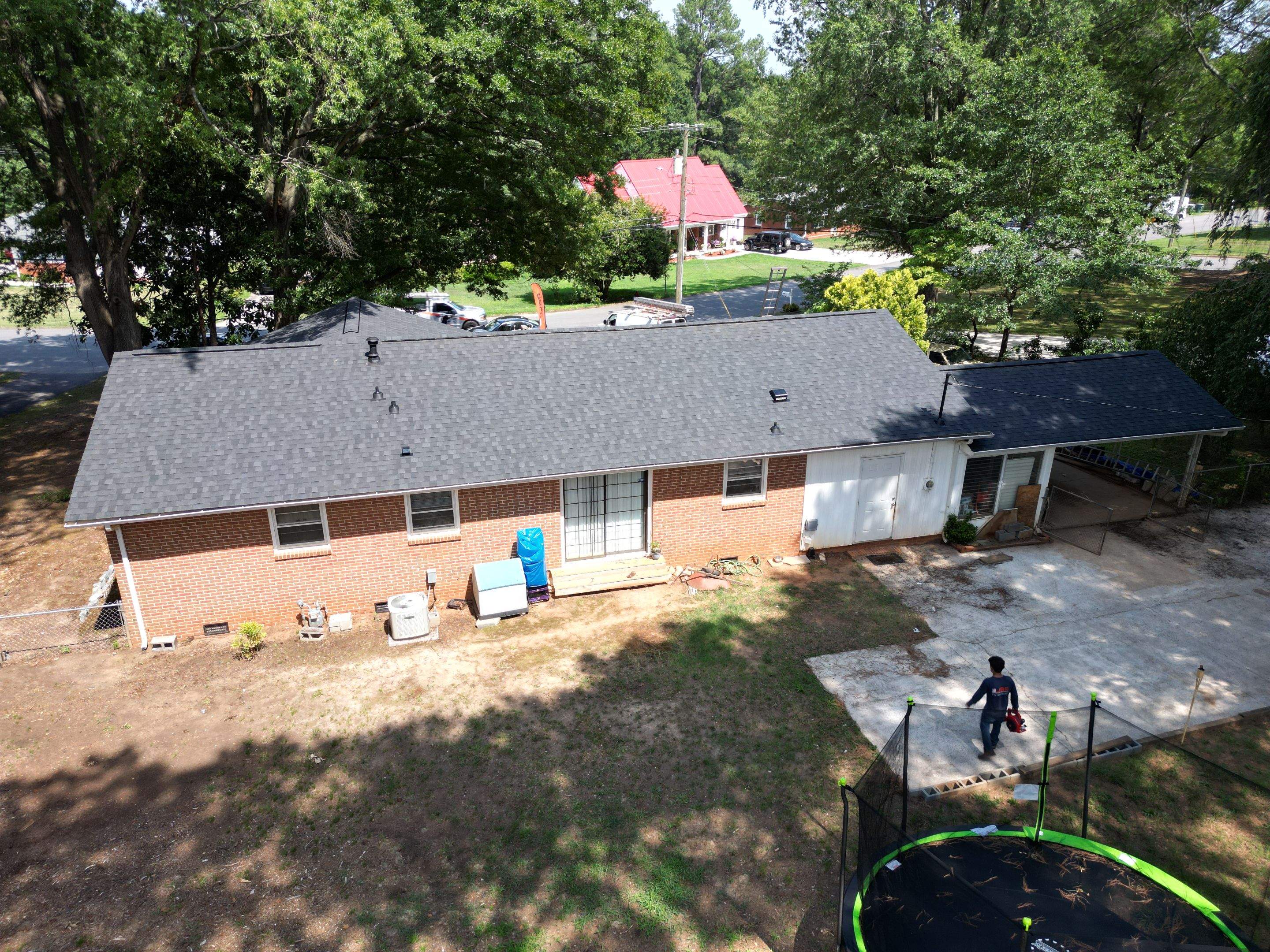 Roof replacement, gutter and interior repair by hail damage by Just Brilliant Restoration JBR