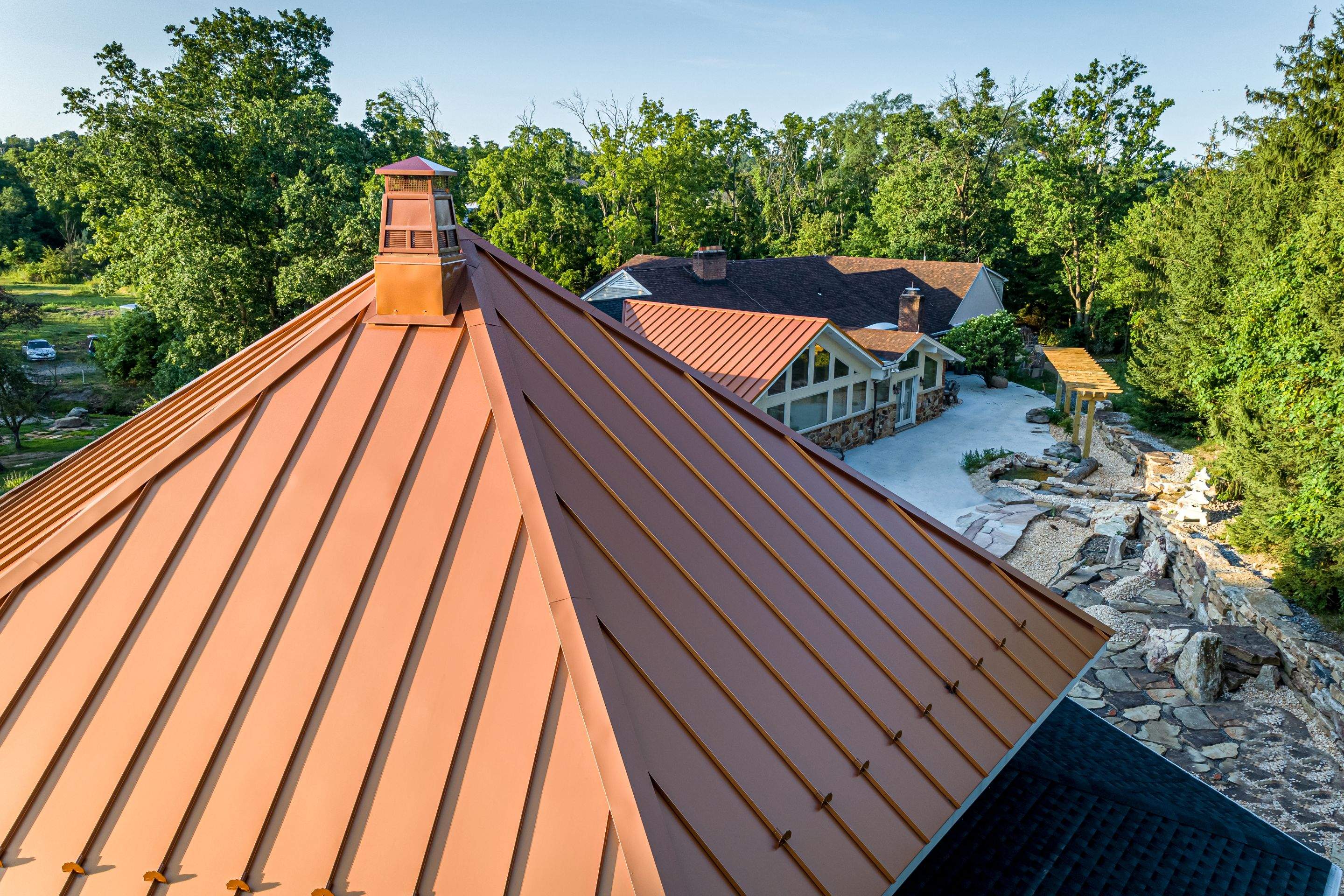 Metal Roof-copper penny by Esh Builders