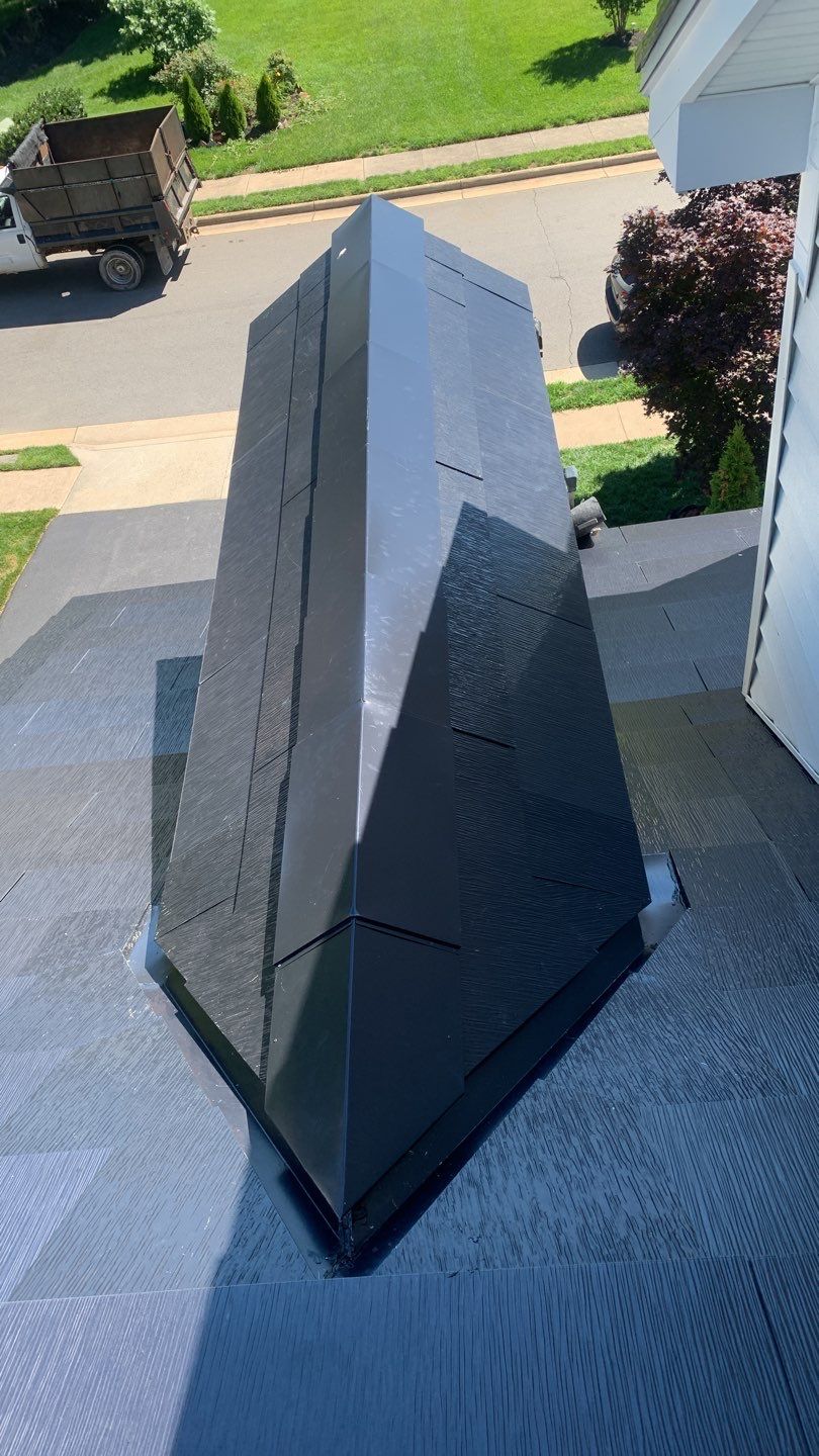 Tesla Solar Roof Replacement using Tesla Solar Roof V3 tiles by American Home Contractors