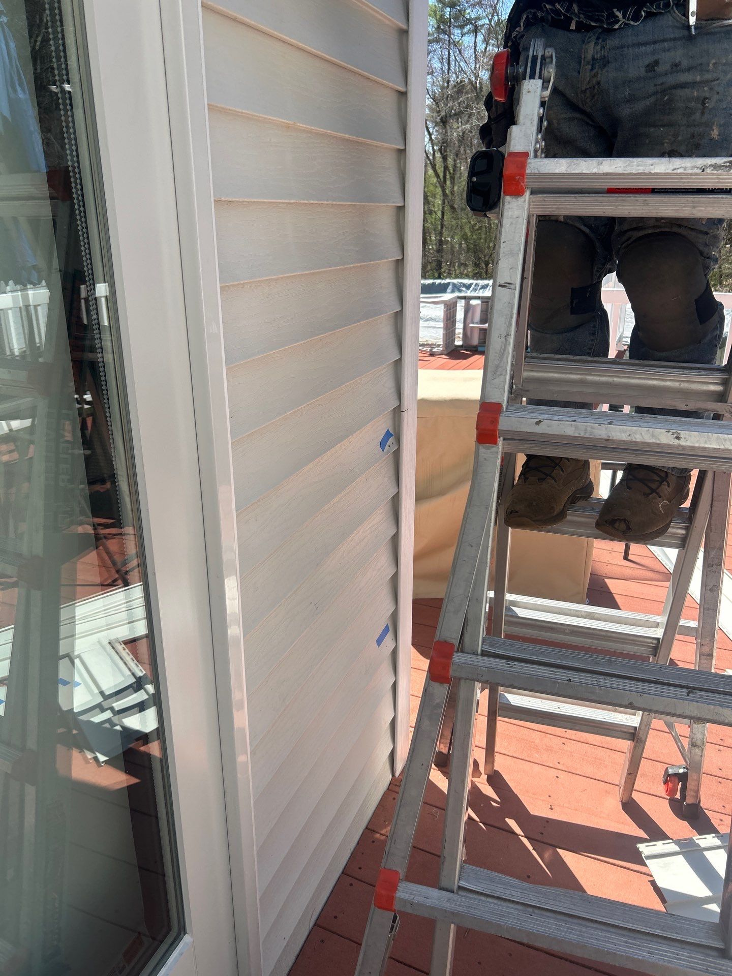Vinyl Siding Repair with Spot Replacement by Mighty Dog Roofing of Greater Middlesex County