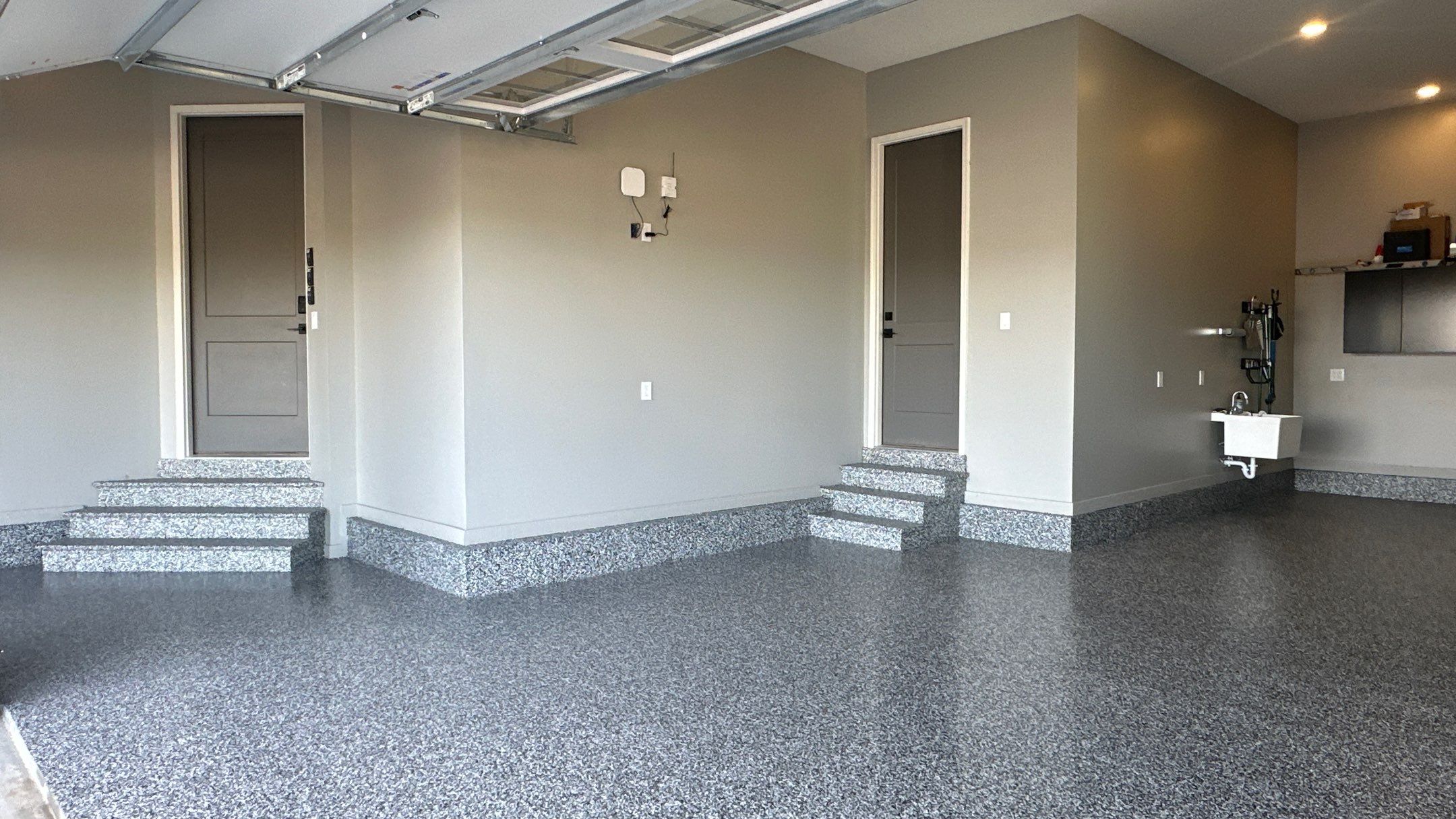 Mark L. transformed his garage with a new flake floor by Banner Garage