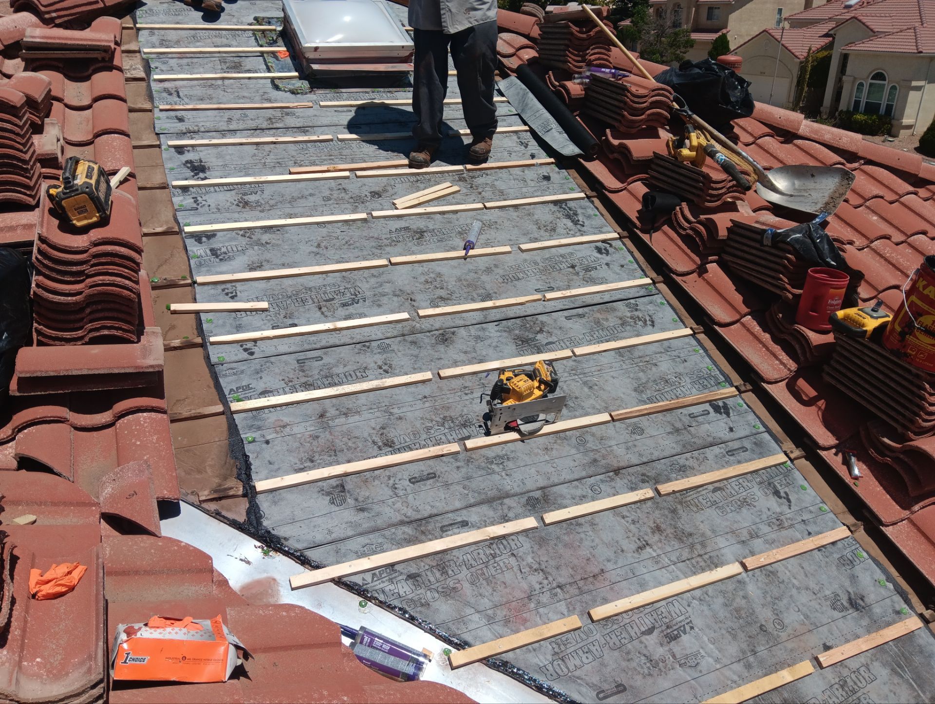 Albuquerque Tile Roof Repair by Doyle Roof Masters Inc