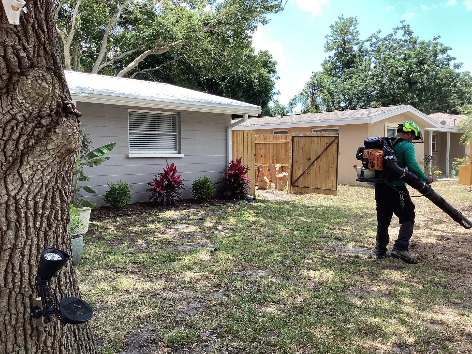 White K Style Seamless Gutters using 3X4 Elbow Downspout in Sarasota FL by Gutter Professors