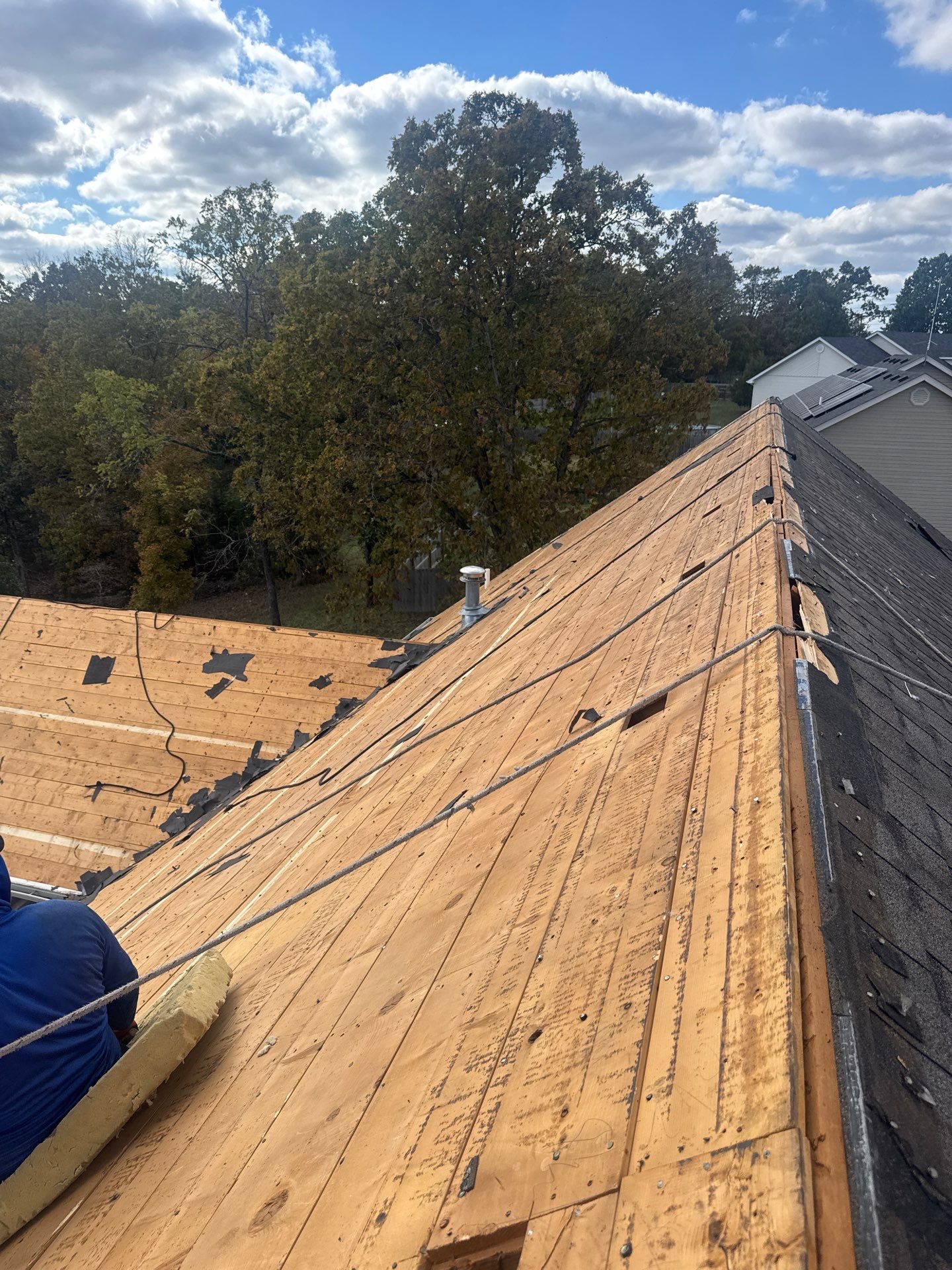 Residential Roofing Install - 26 Gauge M-Rib Metal - Color Brown  by Titan Commercial & Residential Roofing 