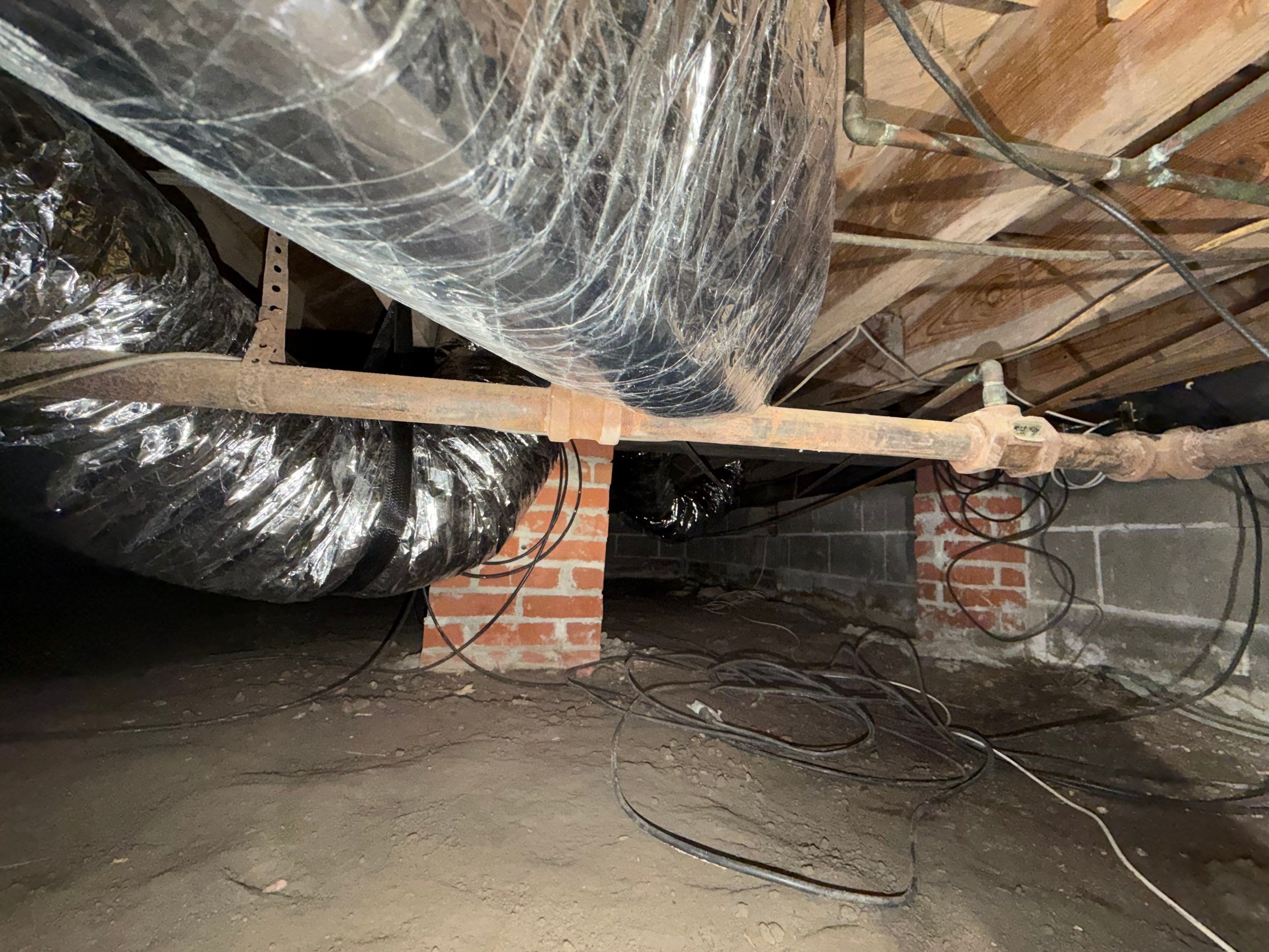 Project in Portsmouth by Patriot Crawl Space Repairs